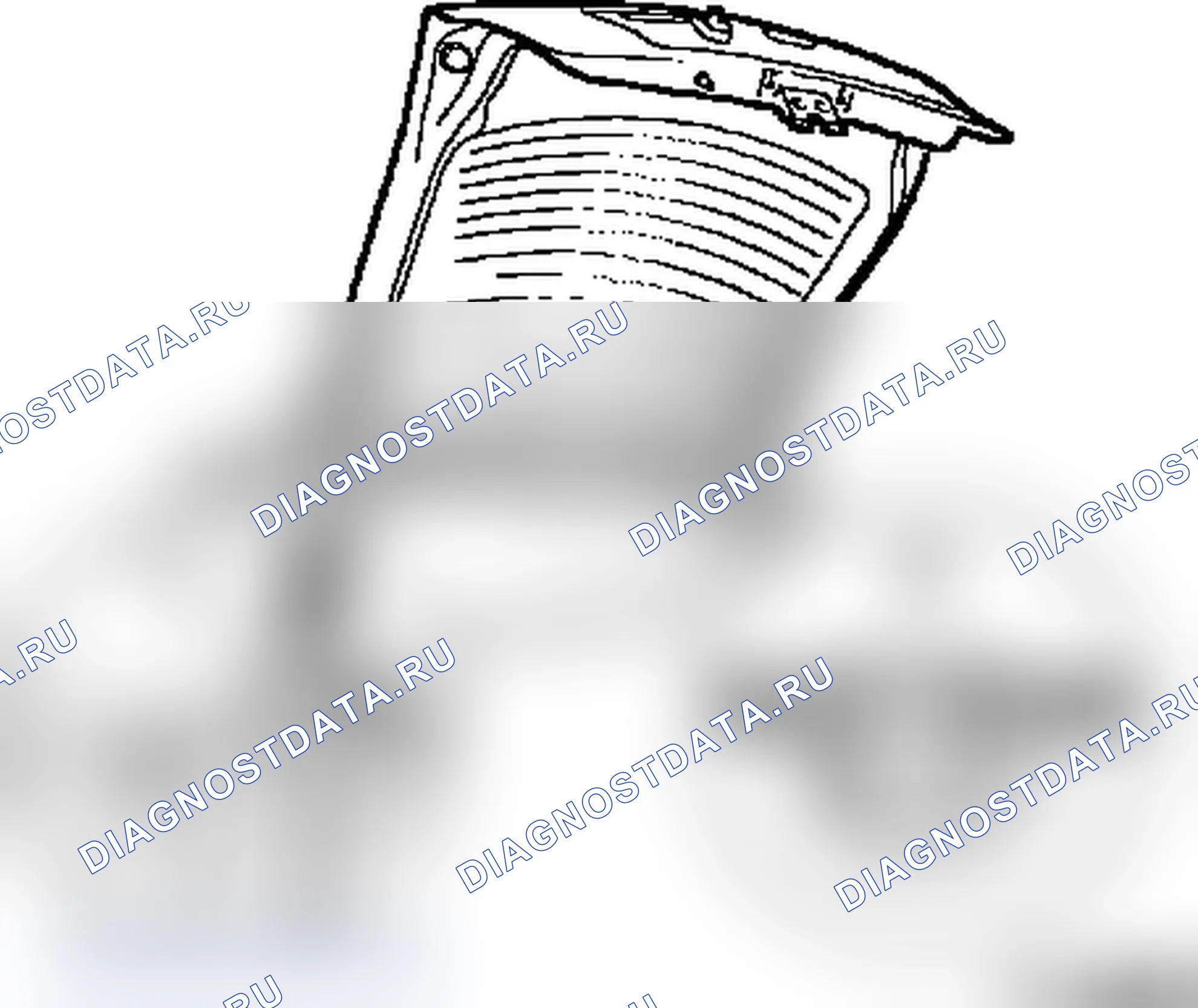 Демонтаж и монтаж задней откидной двери (модели F08, F48). Opel Astra G