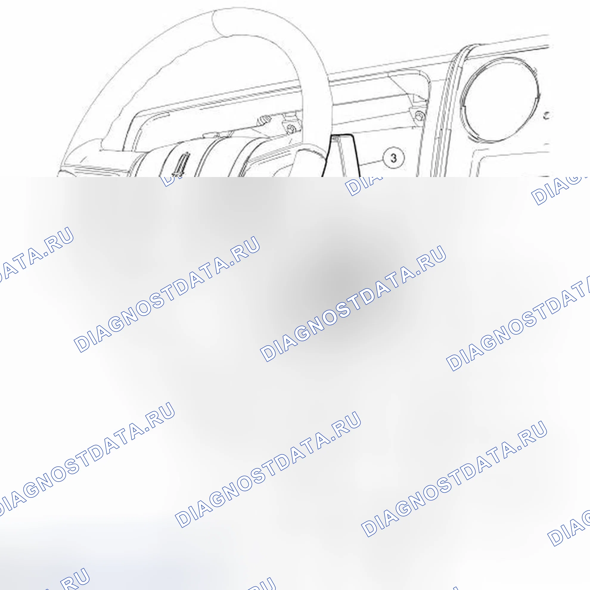 Рис. 57: Приемопередатчик пассивной противоугонной системы (PATS). Ford Edge I