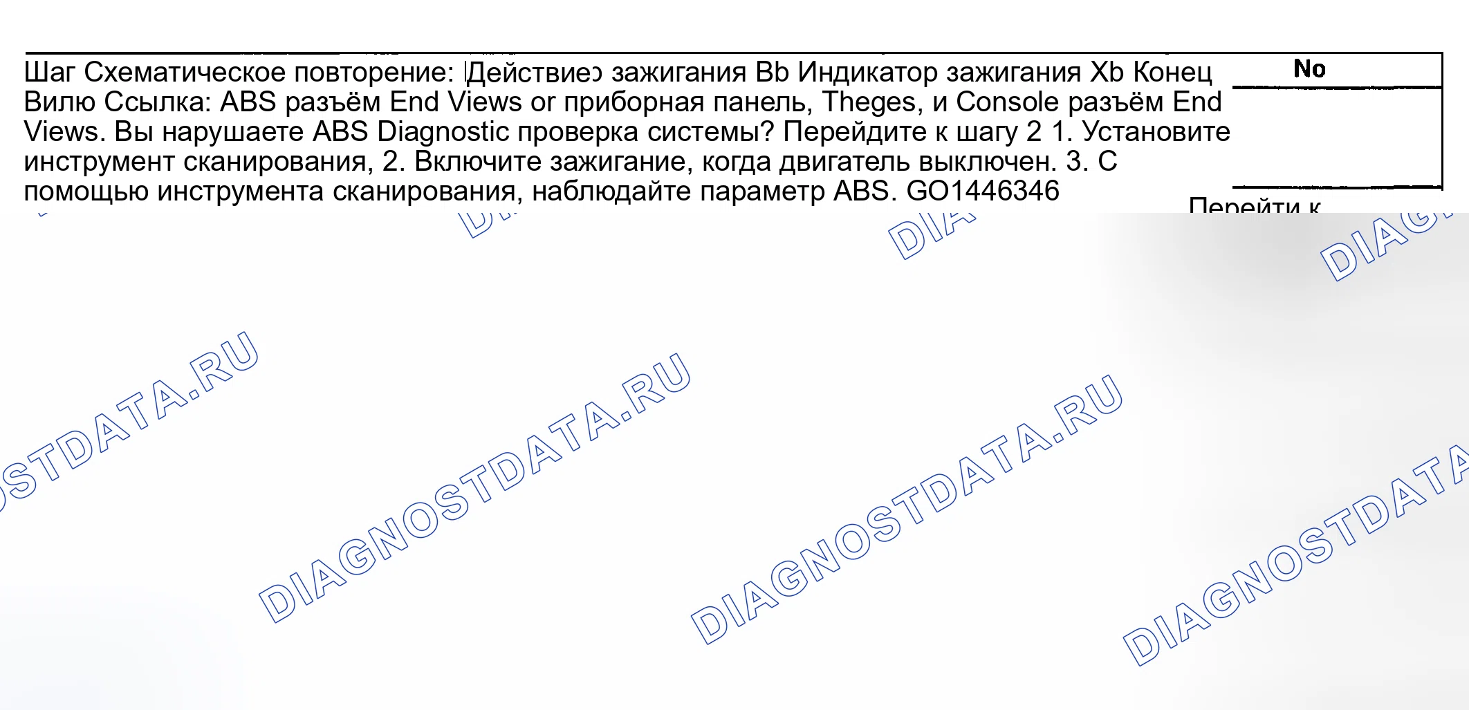 Рис. 27: Описание испытания. Buick Park Avenue II рестайлинг