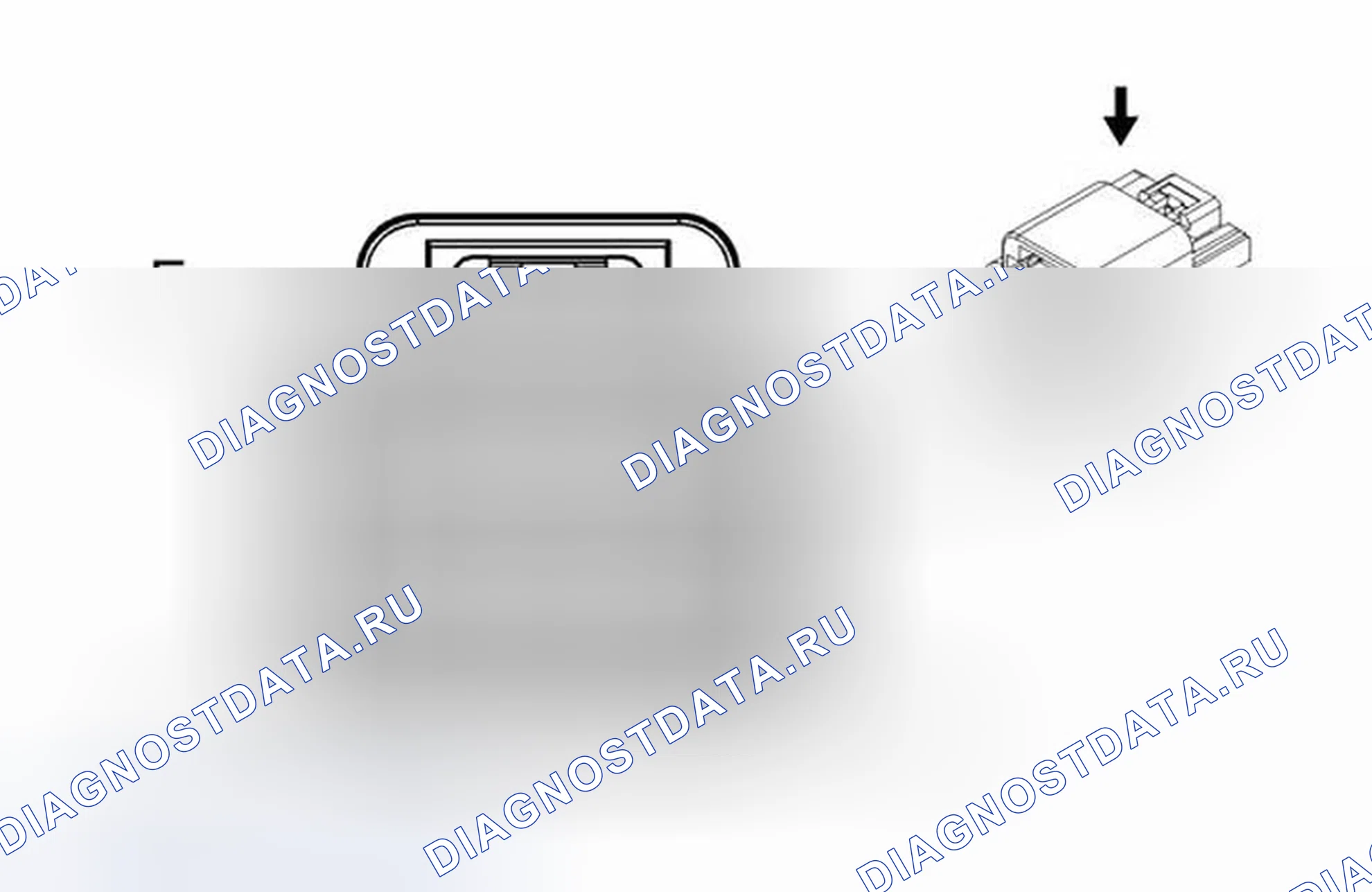 Рис. 393: Приемник замка двери с дистанционным управлением (Rcdlr) X2 (ATH). Cadillac CTS II