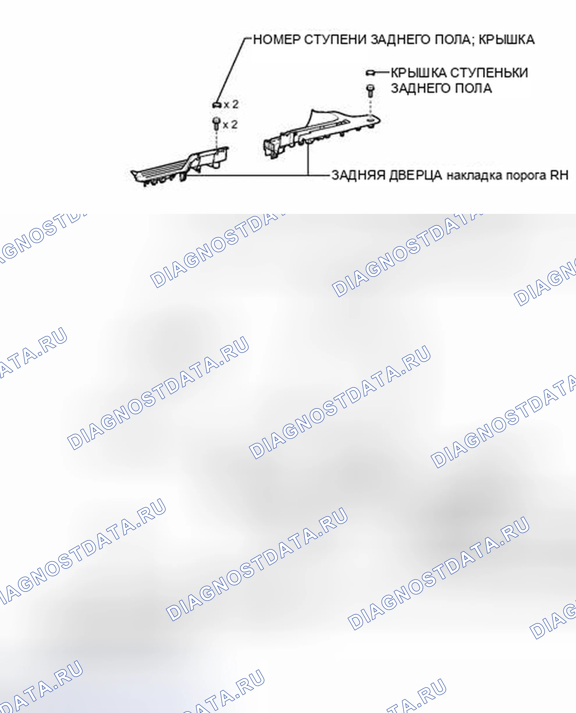 Рис. 128: ИЛЛЮСТРАЦИЯ. Toyota Sequoia II рестайлинг