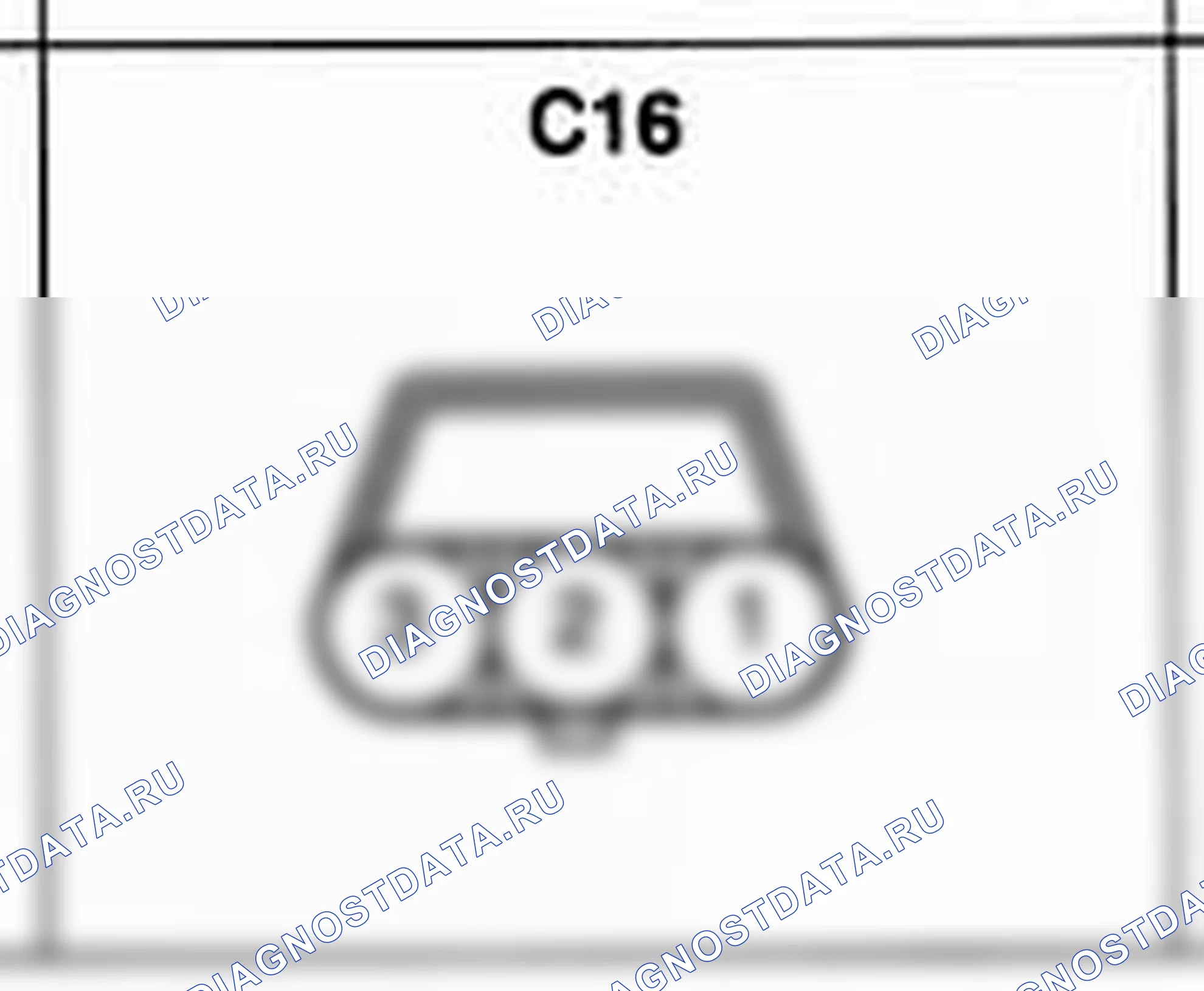Распиновка разъёма C16 — жгута управления. Hyundai Atos MX