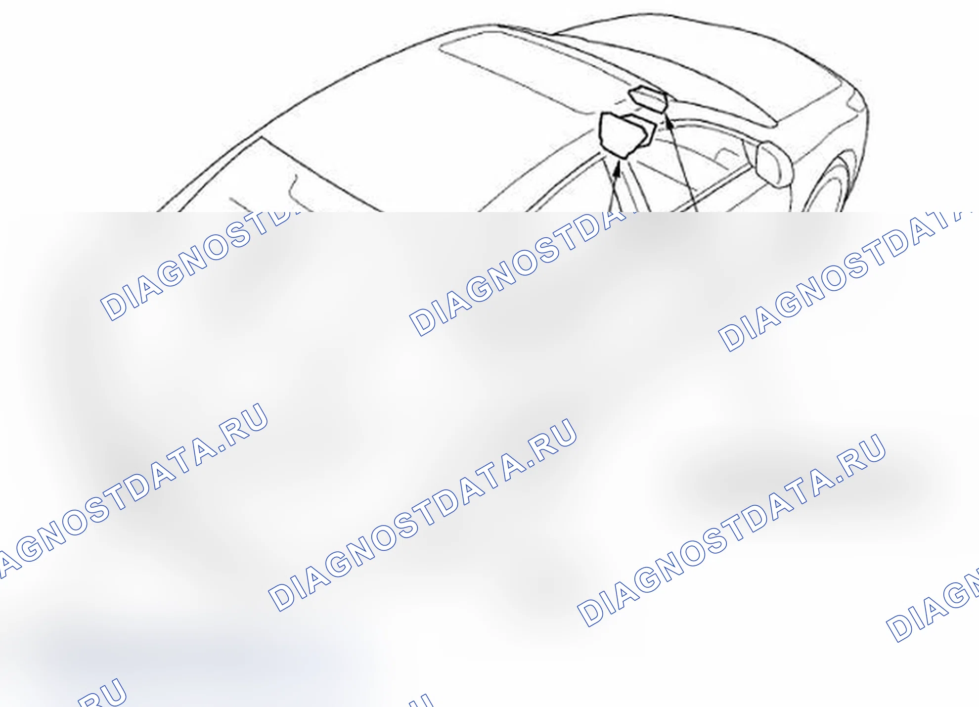 Рис. 59: Указатель расположения компонентов. Acura TL IV