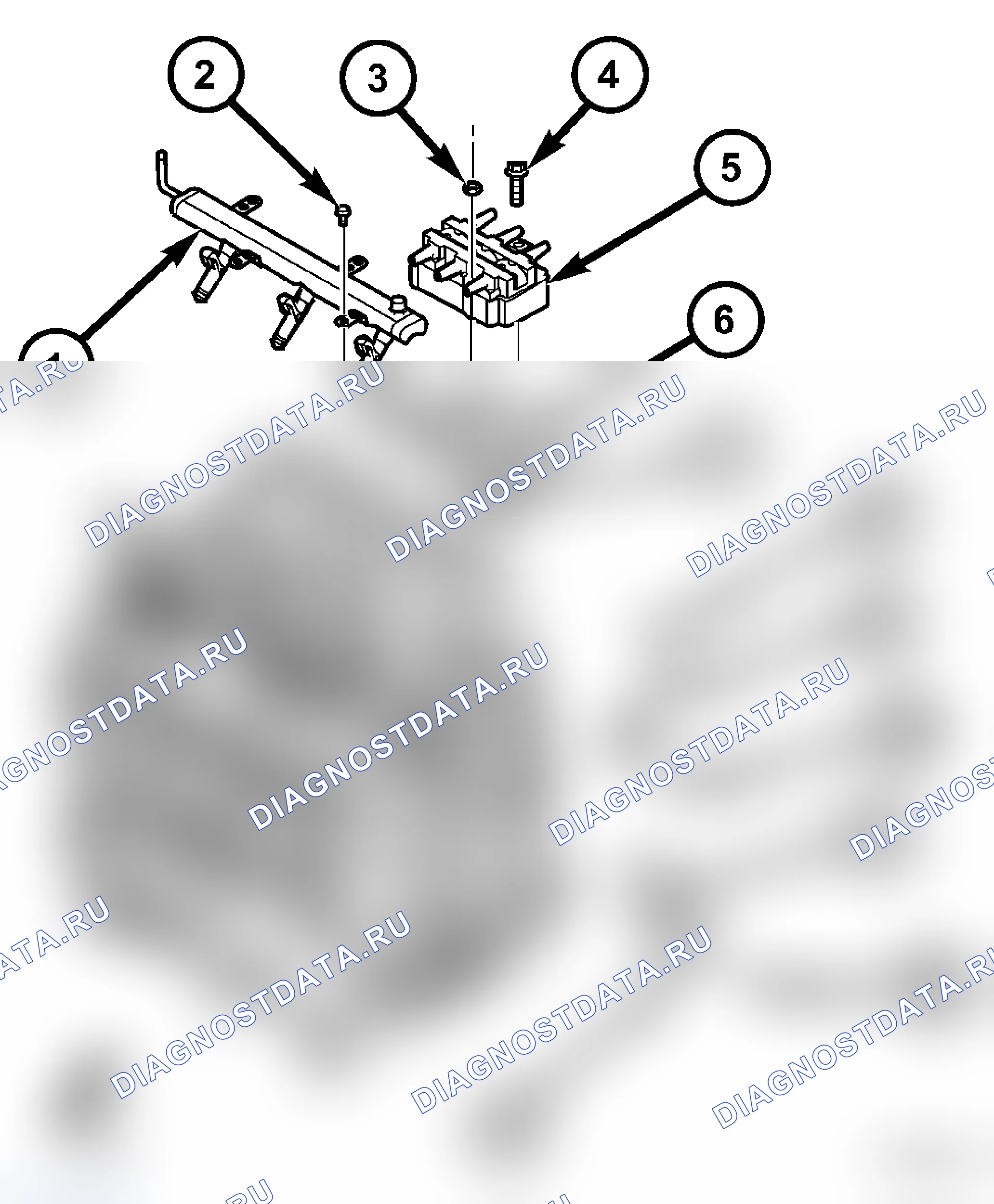 Рис. 234: ДЕМОНТАЖ - НИЖНИЙ ВПУСКНОЙ КОЛЛЕКТОР. Chrysler Pacifica CS