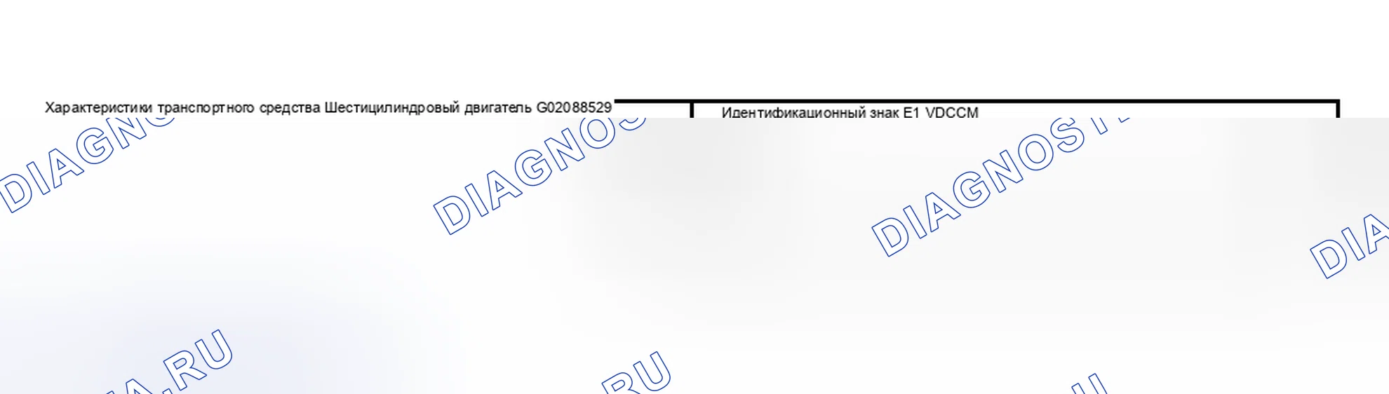 Рис. 64: Схема идентификационных меток VDCCM. Subaru Legacy BE/BH/BT