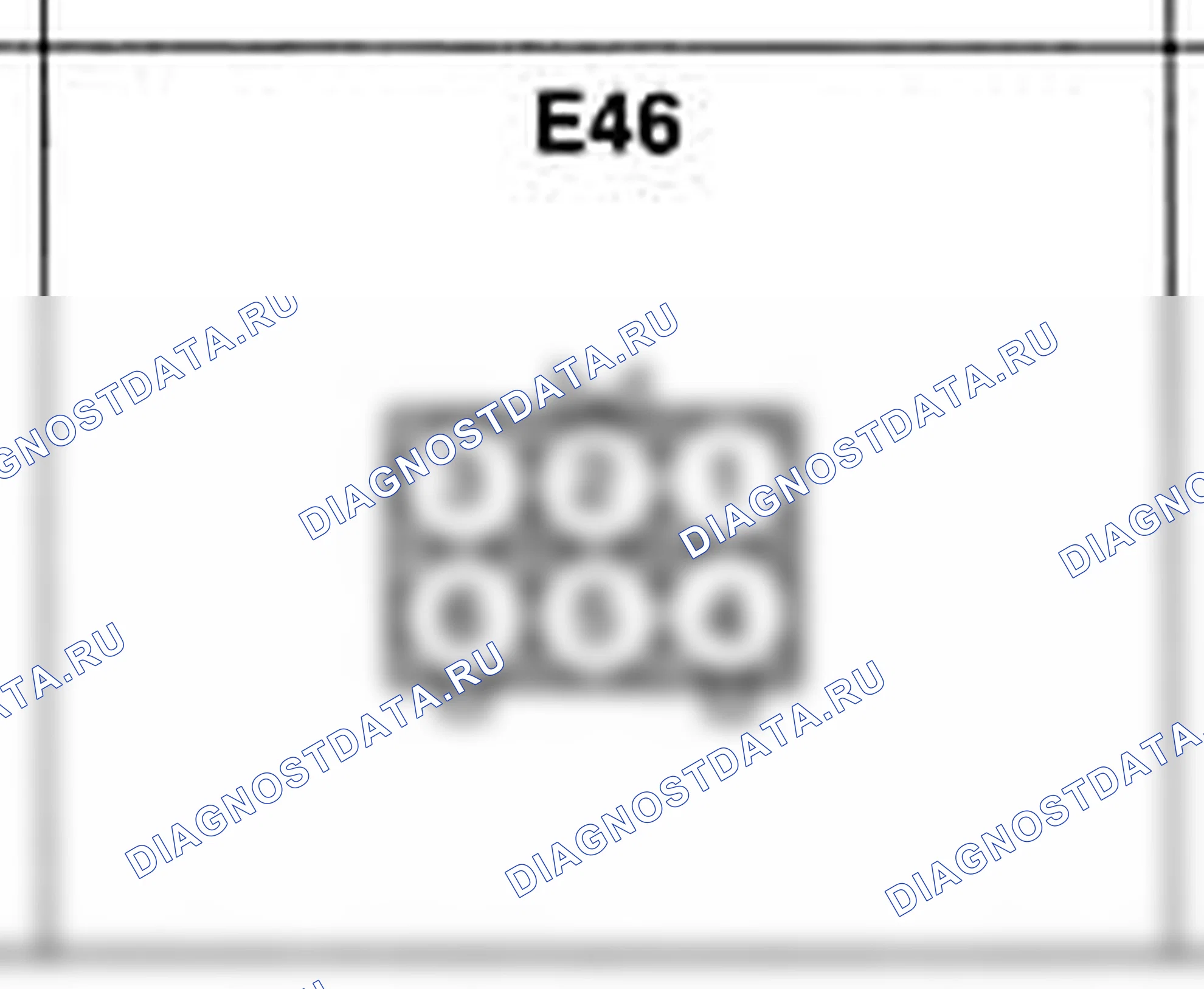 Распиновка разъёма E46 — жгута двигателя. Hyundai Atos MX