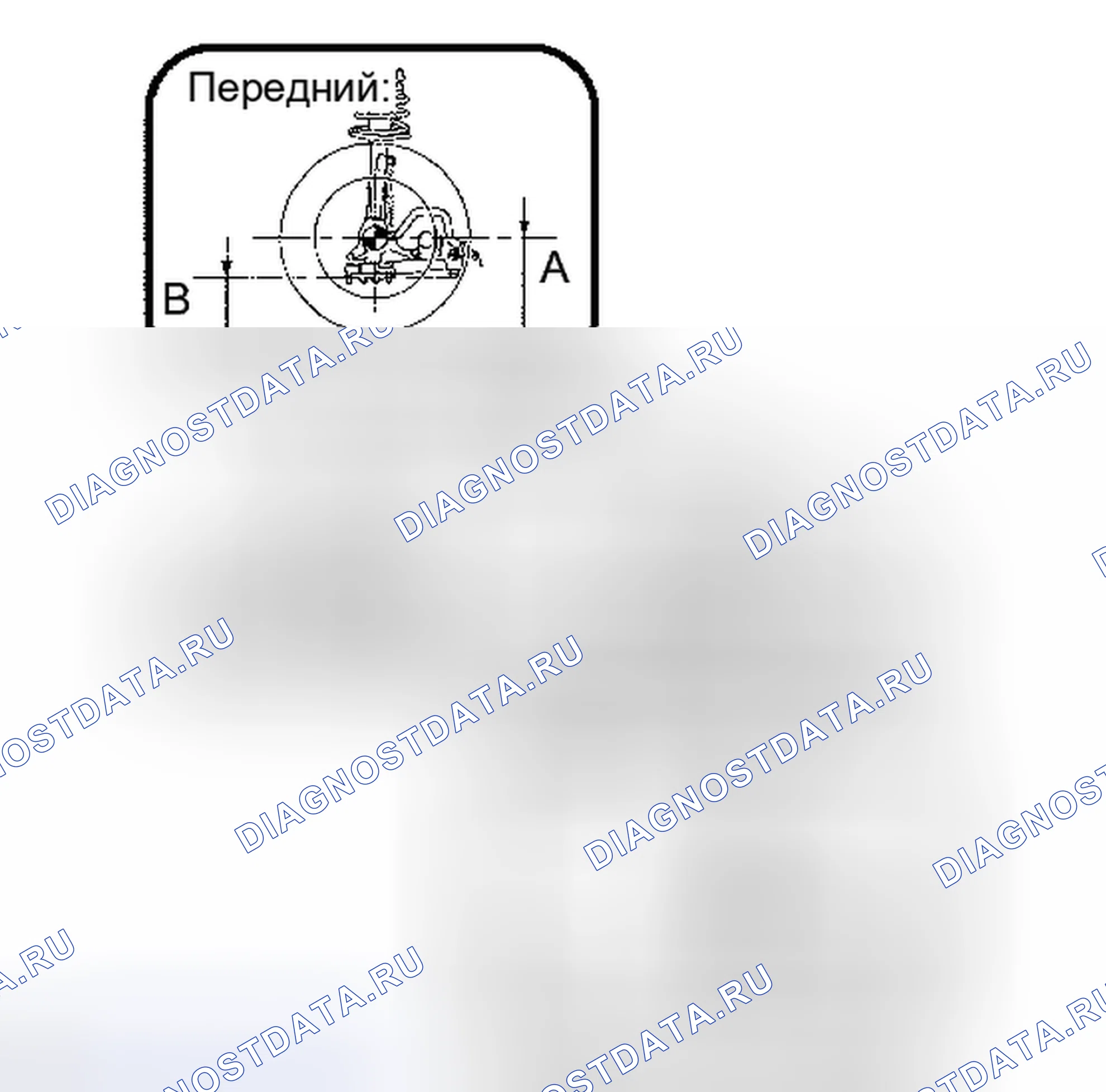 Рис. 6: РЕГУЛИРОВКА передней подвески. Toyota Avalon XX30 рестайлинг 2