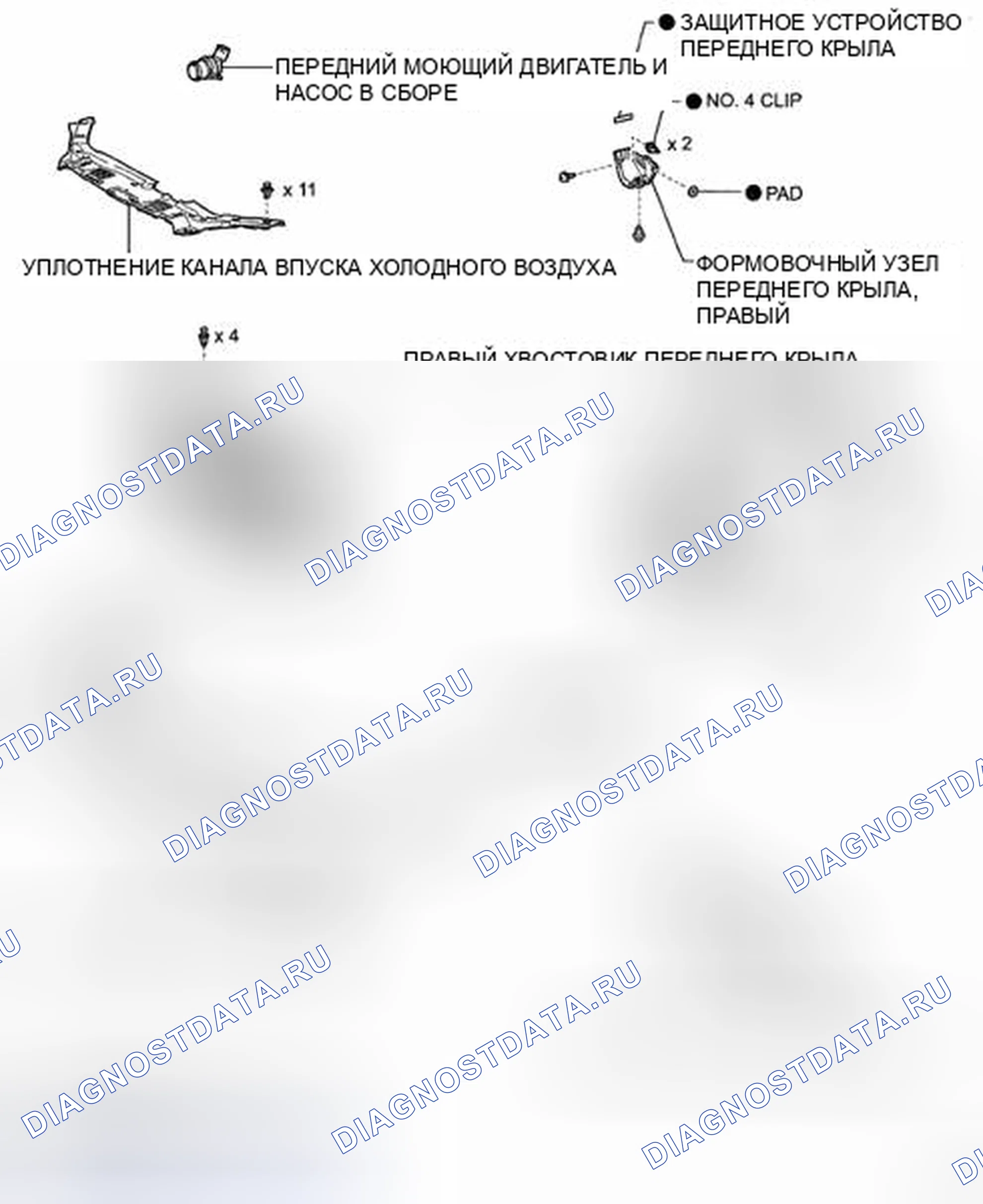 Рис. 162: КОМПОНЕНТЫ. Toyota Highlander II