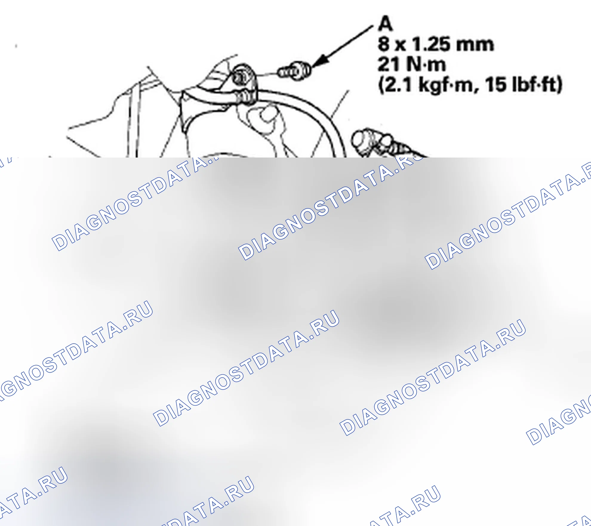 Рис. 32: Замена диска переднего тормоза. Acura ZDX I