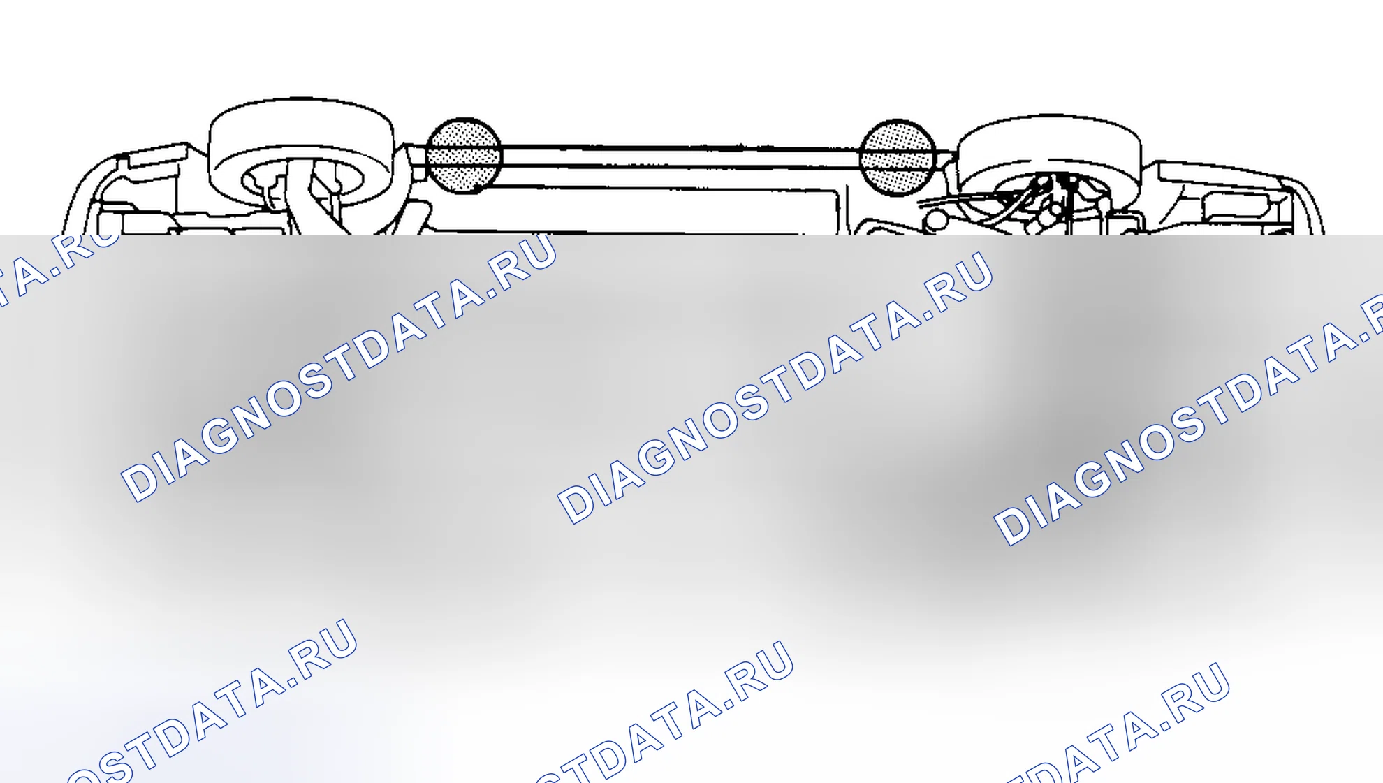 Рис. 1: НАПОЛЬНЫЙ ДОМКРАТ И ПОДЪЕМНИК. Nissan Altima U13