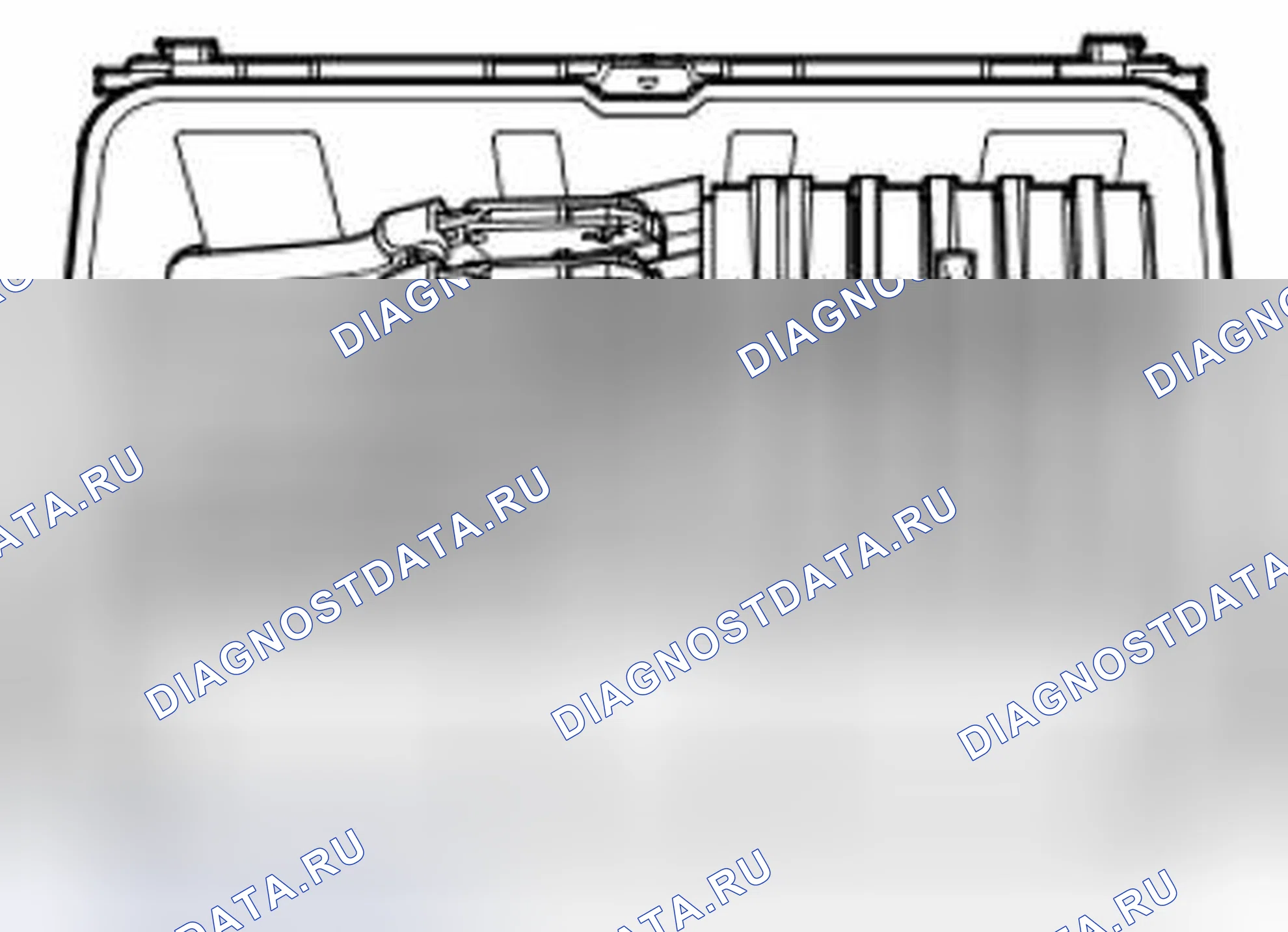 Рис. 525: 86 12 079 Инструментарий, жгут проводов. Saab 9-3 II