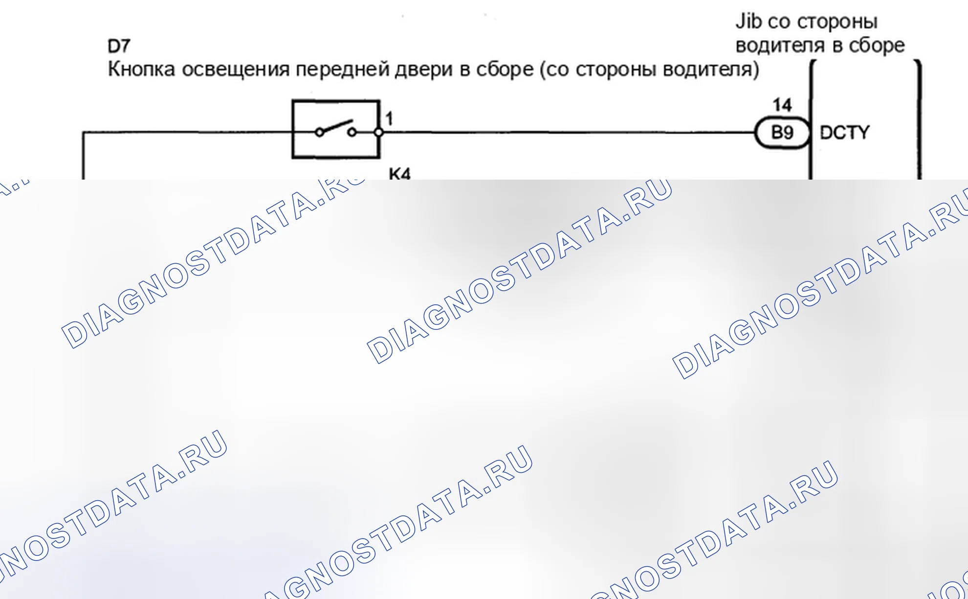 Рис. 64: электросхема. Toyota Sienna II рестайлинг