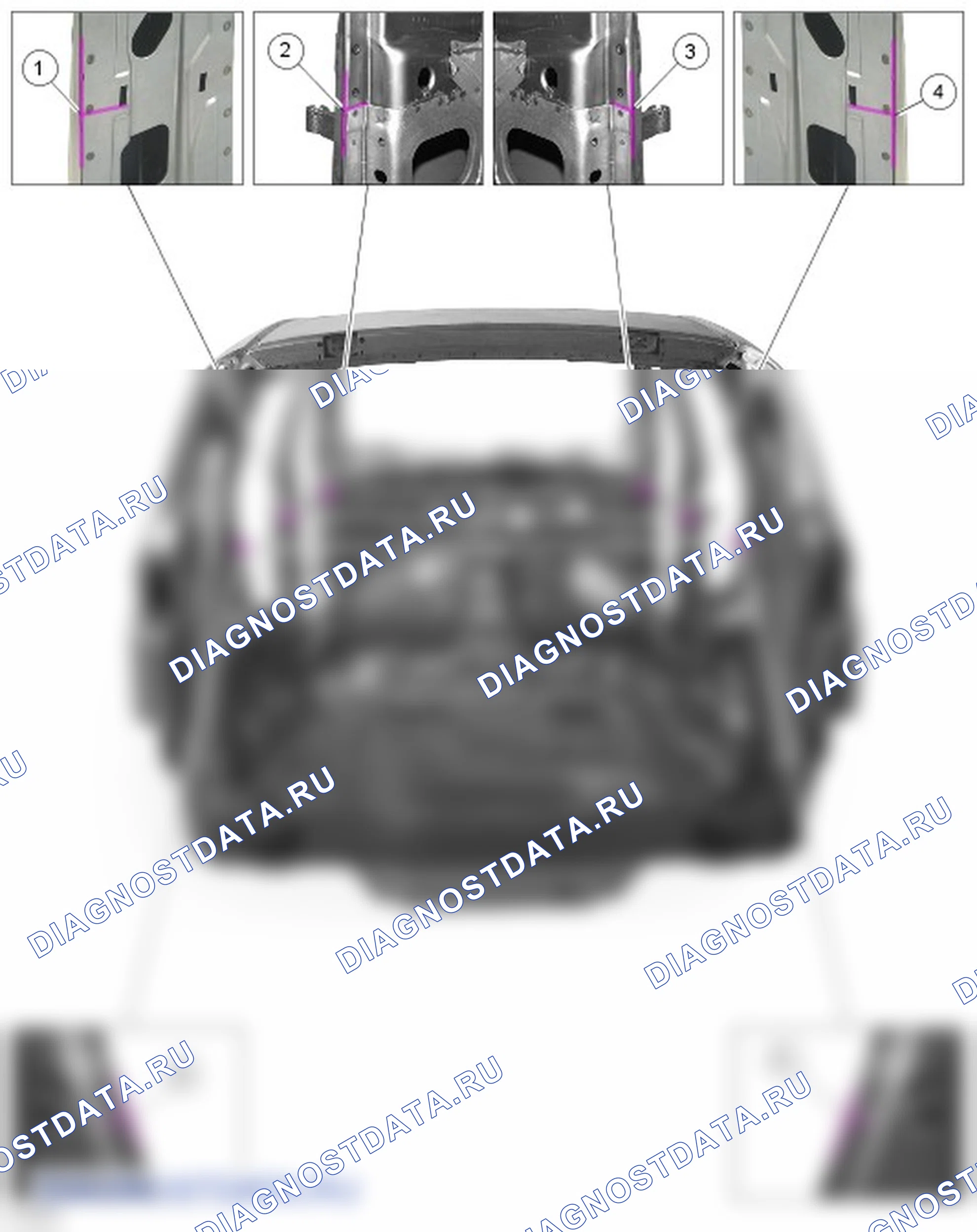 Как проверить зазоры рамы. Ford S-MAX I