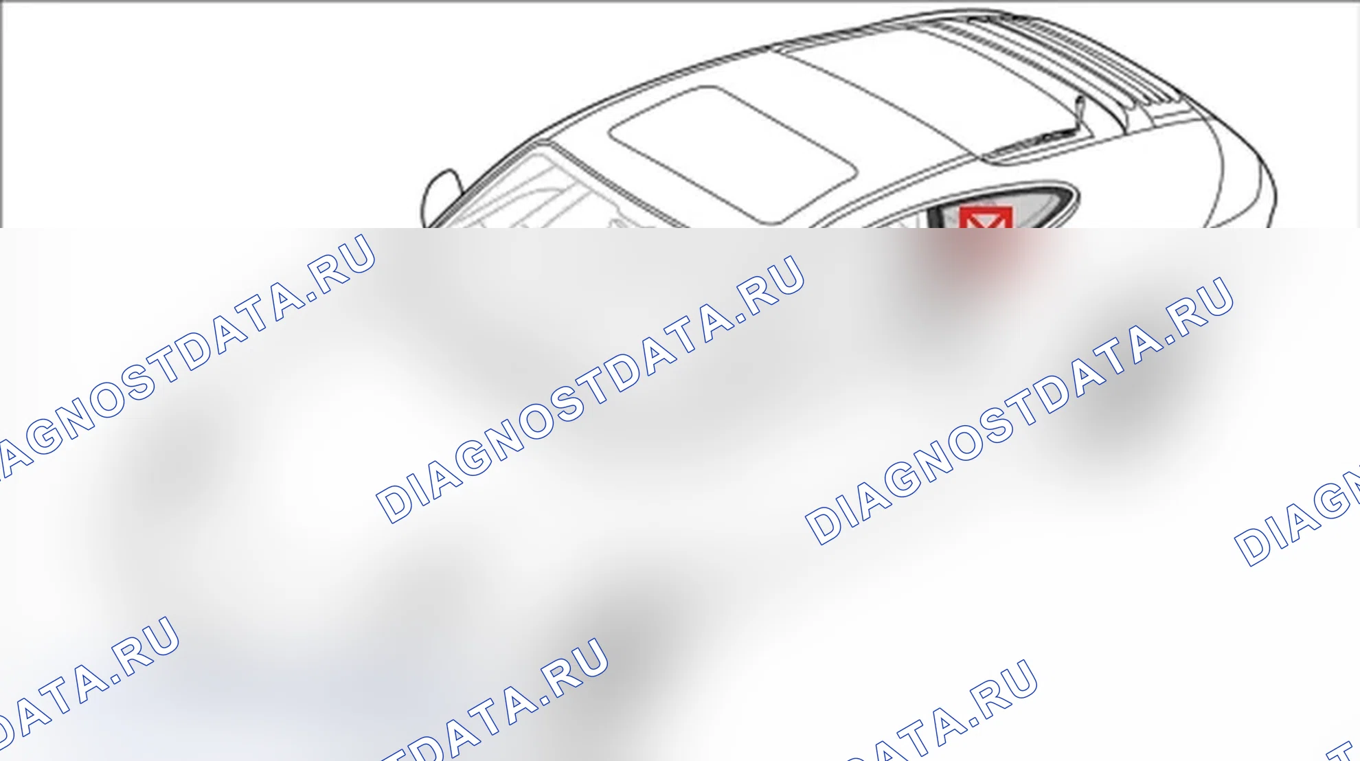 Рис. 112: Удаление бокового окна. Porsche 911 GT3 997