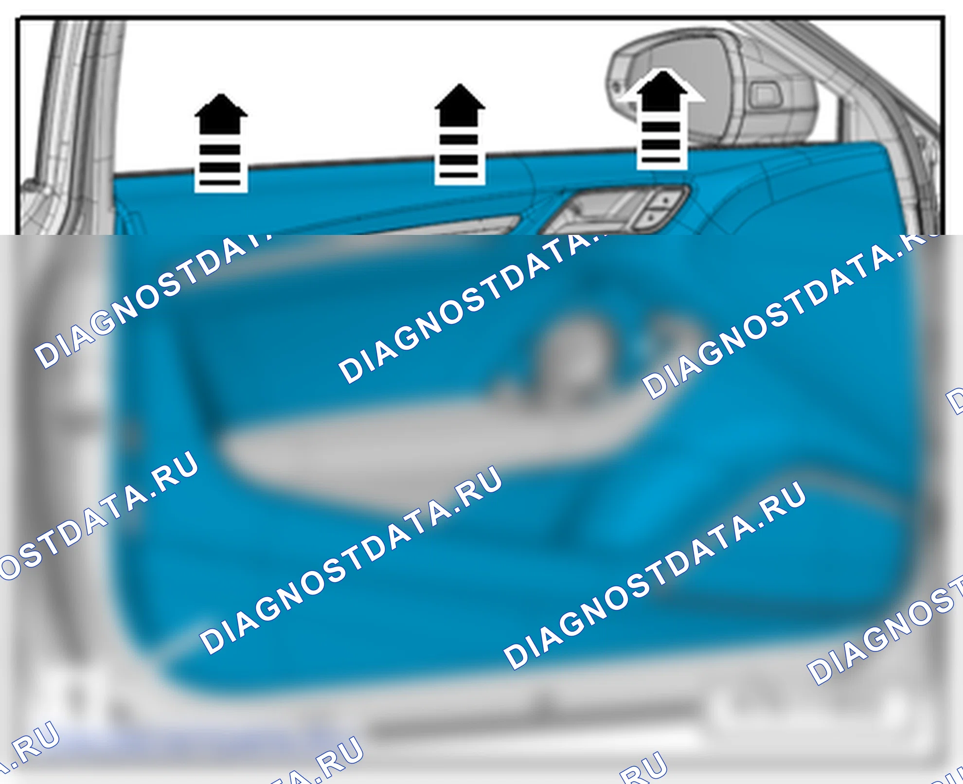 Обивка передней двери. Audi A3 8V