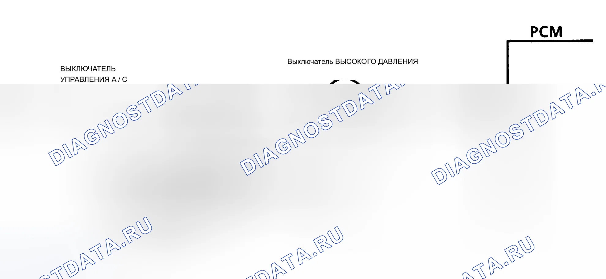 Рис. 381: ДИАГНОСТИКА ЦЕПИ СИГНАЛА ЗАПРОСА A / C. Chevrolet Pickup C3500 