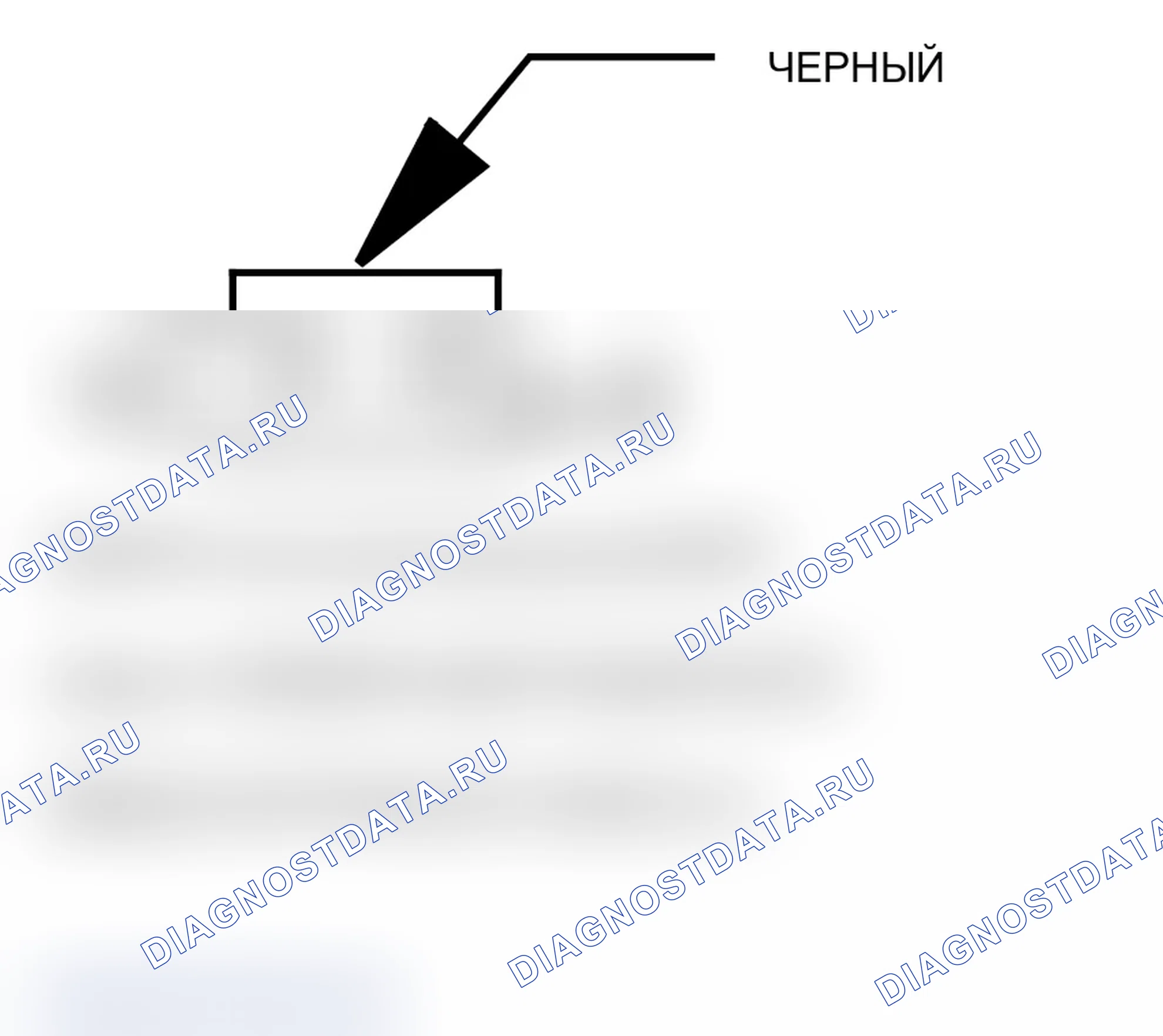 Рис. 229: Вид с торца разъема модуля дистанционного ввода сторожевого ключа (С3). Chrysler Crossfire I final