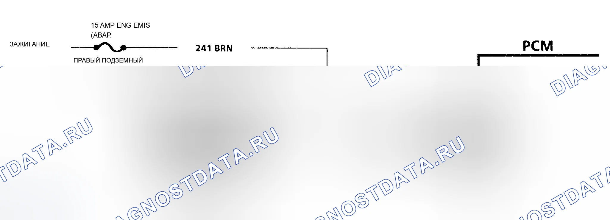 Рис. 95: Коды P1403 / P1404 / P1405 Схема (3.4L) Ошибка рециркуляция отработавших газов. Chevrolet Lumina I