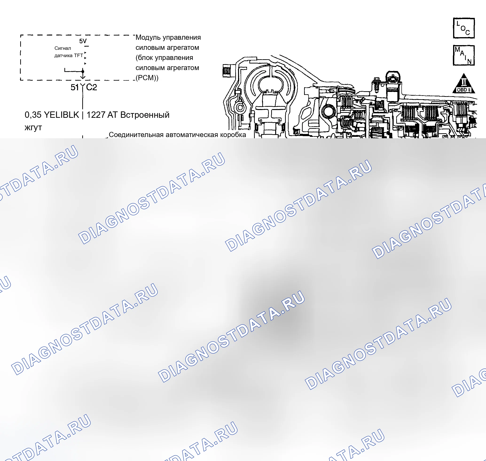 Рис. 980: расшифровка кода ошибки P0218: TFT высокий. Chevrolet Silverado 1500 HD 