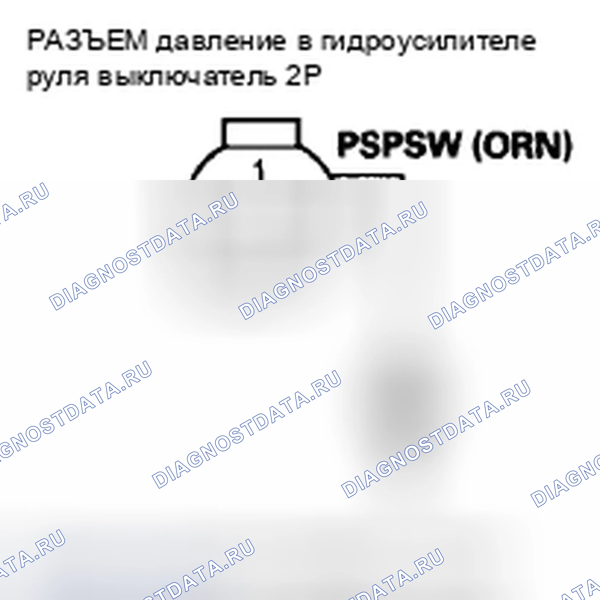 Рис. 619: Устранение неисправностей сигнальной цепи коммутатора давление в гидроусилителе руля. Honda CR-V III рестайлинг