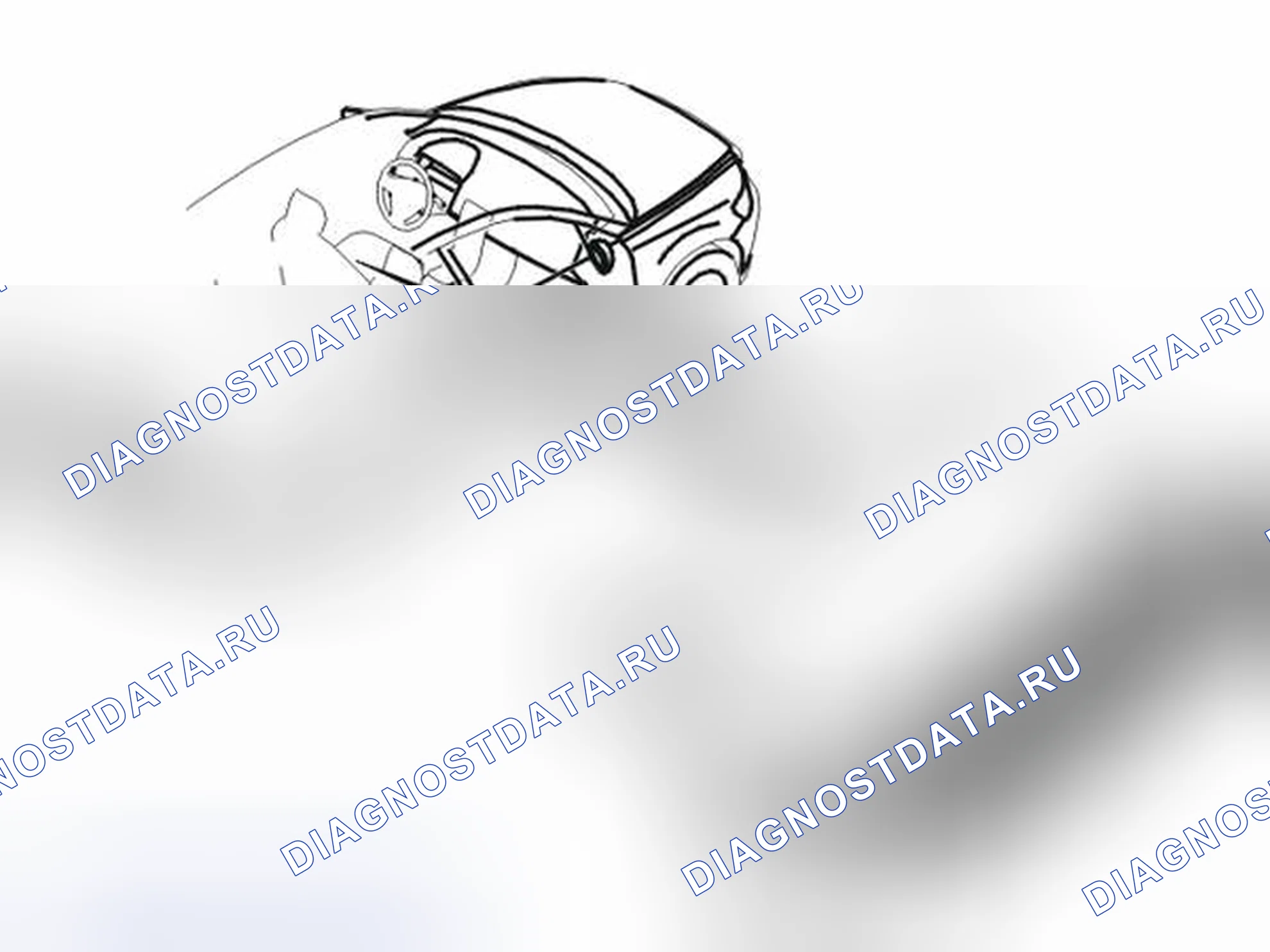 Рис. 1: ПОДКЛЮЧЕНИЕ break-out box (тестер-адаптер). Volvo S40 II рестайлинг