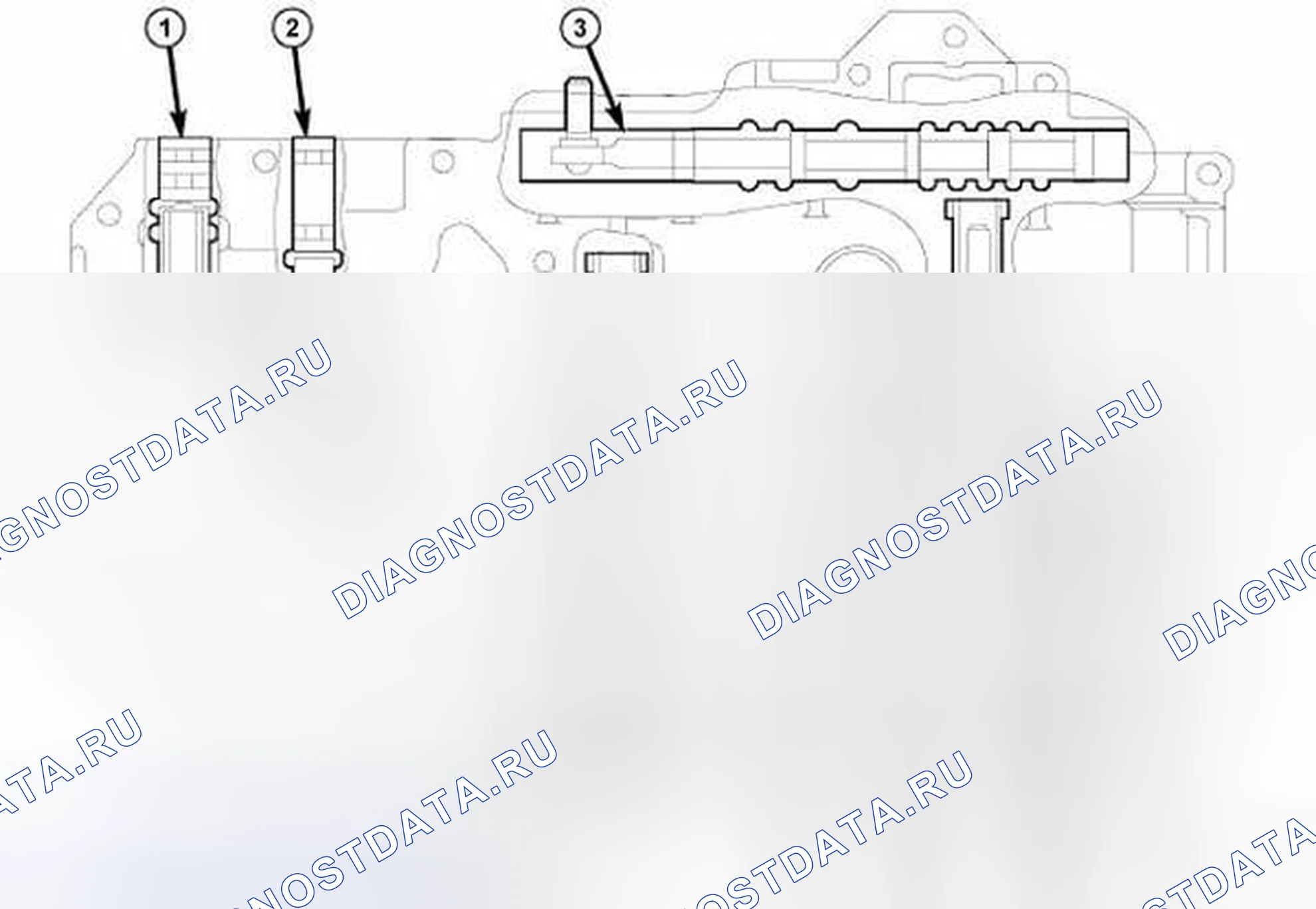 Рис. 607: ВЕРХНИЙ КОРПУС КЛАПАНА. RAM Pickup 2500 