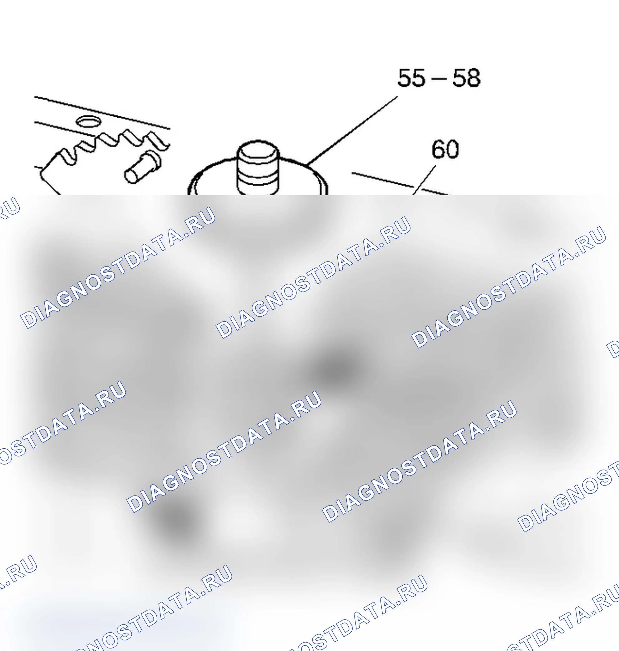 Рис. 542: Ручное удаление 2-1 ленточного сервопривода в сборе. Chevrolet Silverado 1500 