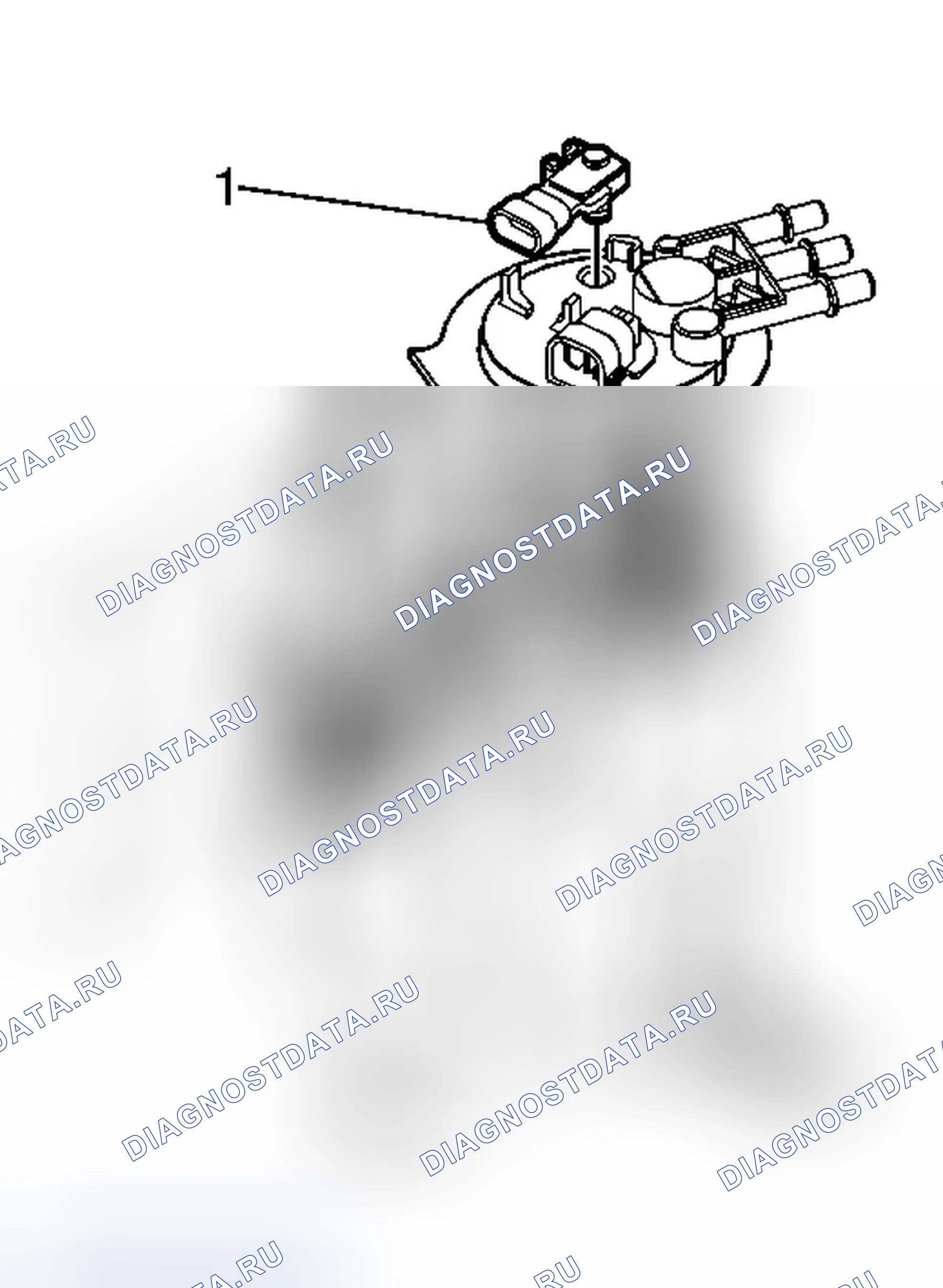 Рис. 128: Узел датчика топлива. Buick Rendezvous I