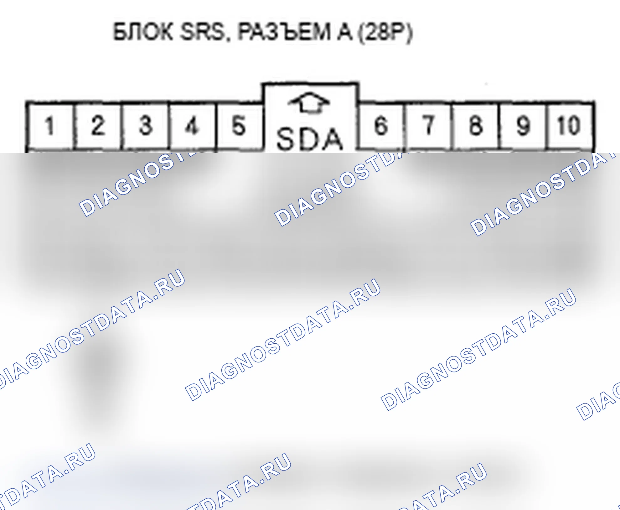 Рис. 346: A2-1x расшифровка кода ошибки («x» может быть от 0 до 9 или от A до F): неисправный источник питания (линия VB). Acura RL II