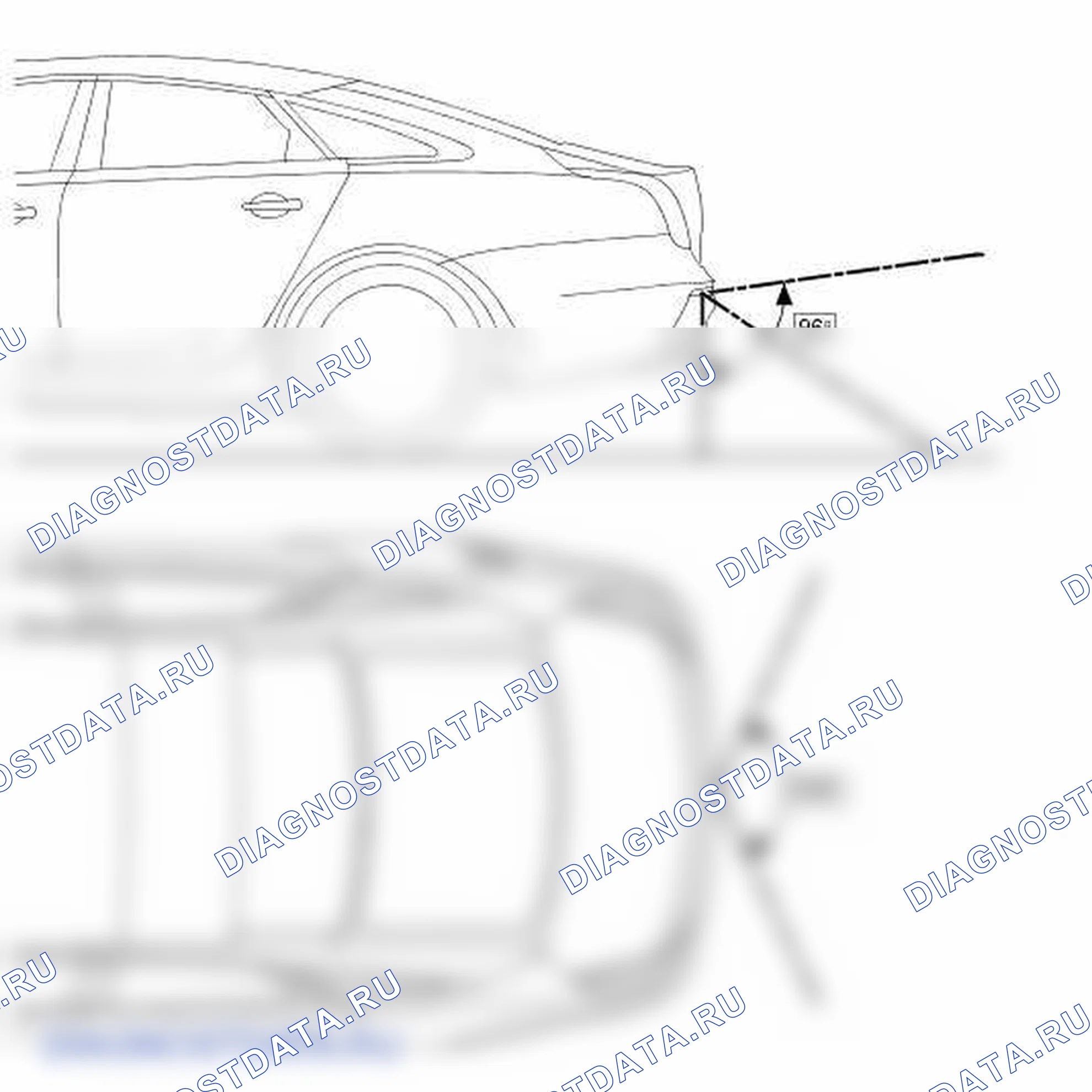 Рис. 28: Камера помощи при парковке. Jaguar XJ X351 рестайлинг