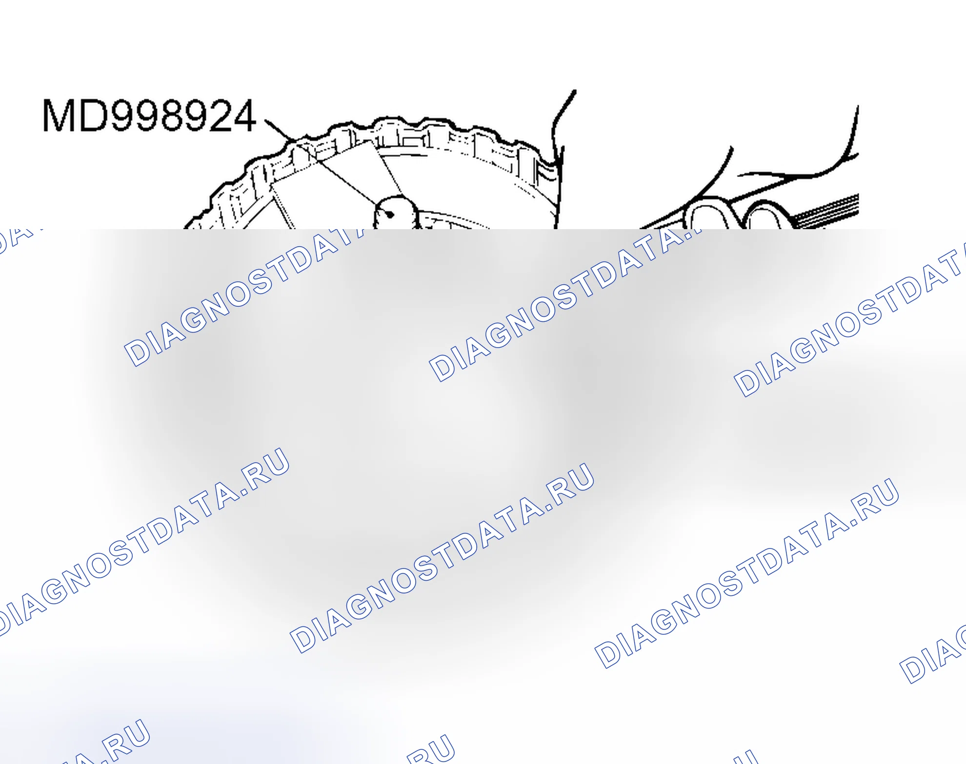 Рис. 837: > > E < < УСТАНОВКА СТОПОРНОГО КОЛЬЦА. Mitsubishi Lancer IX рестайлинг