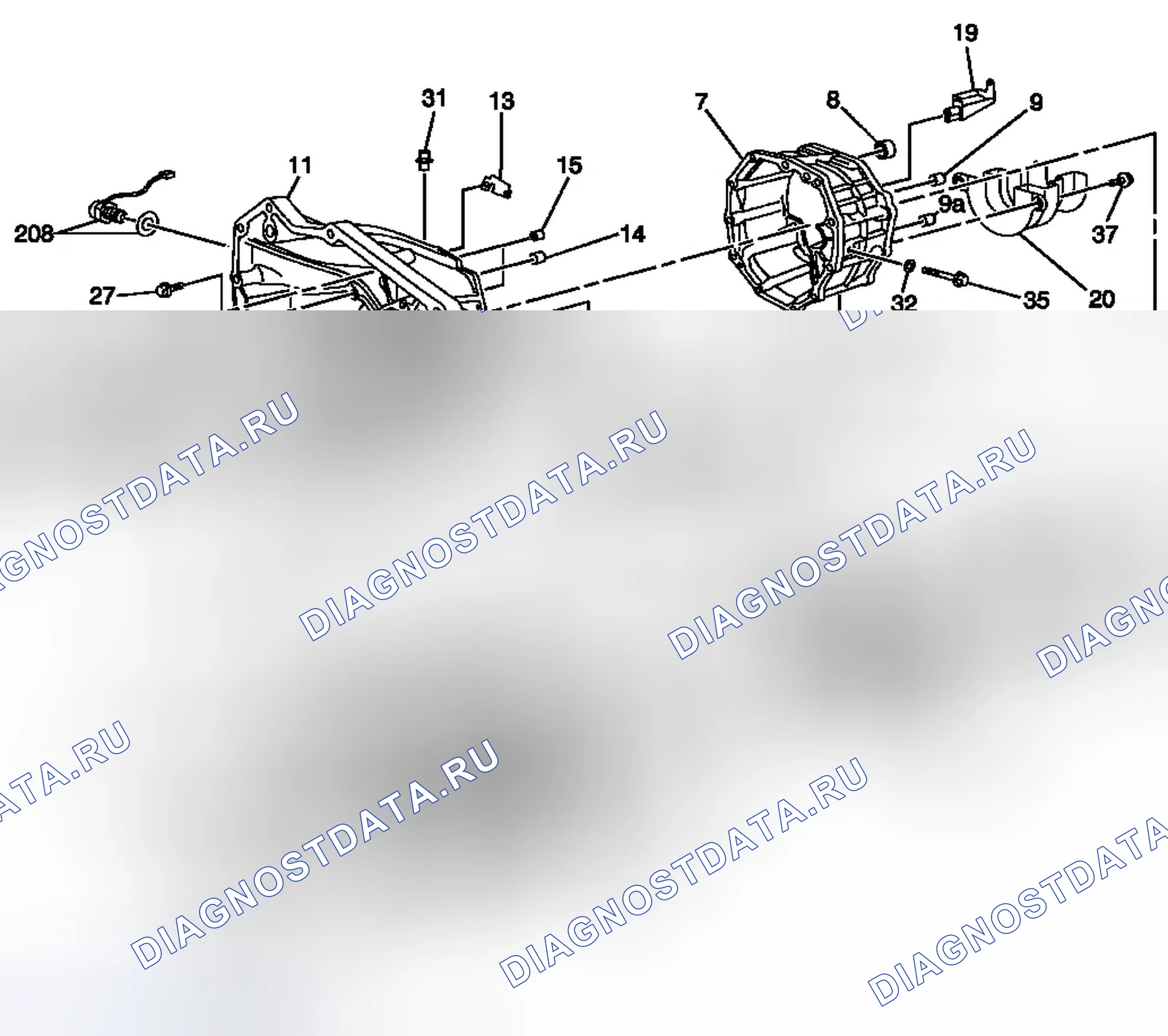 Рис. 39: Виды в разобранном виде. Cadillac CTS II