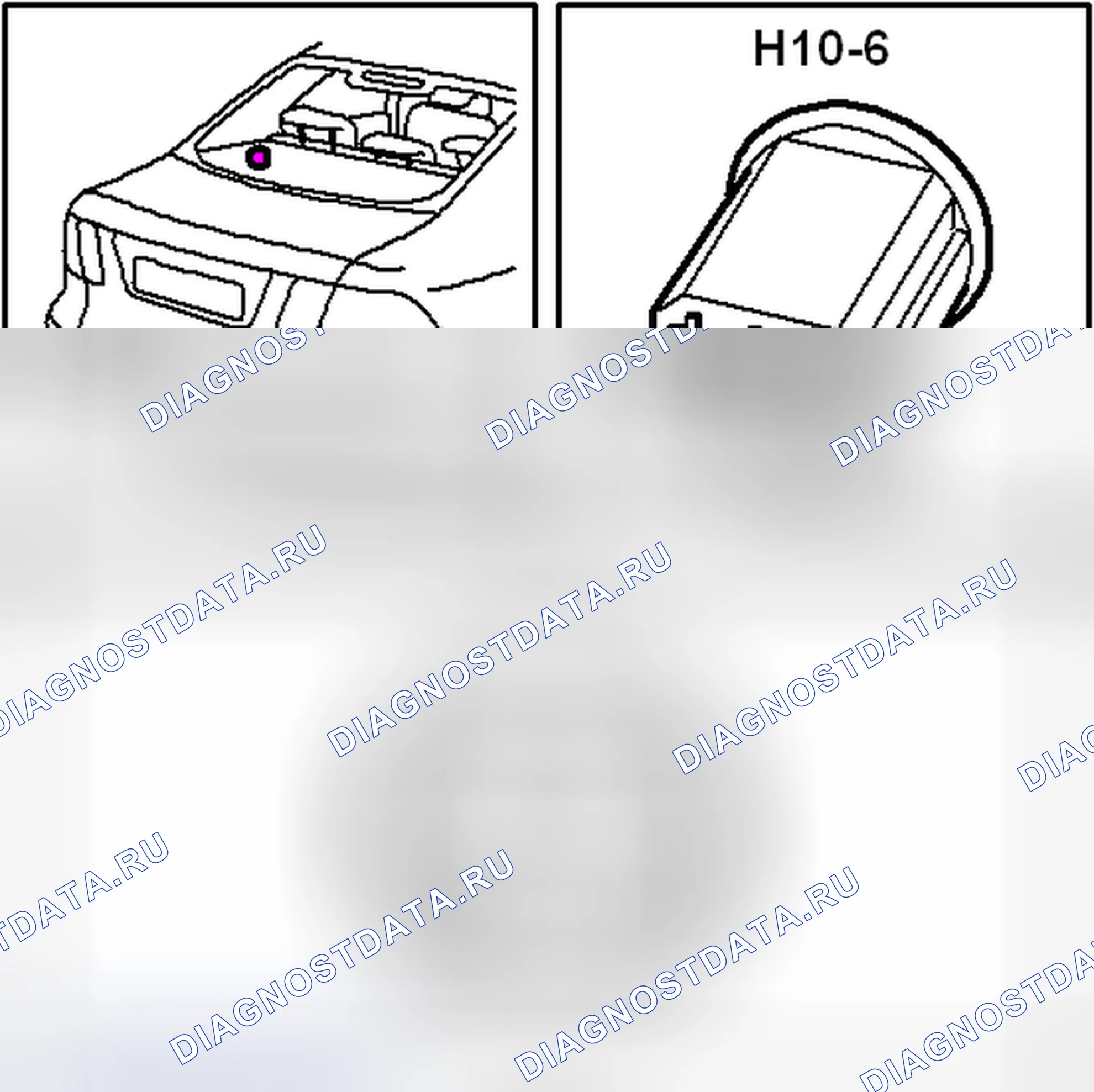 Рис. 852: Разъем H10-6. Kia Optima II