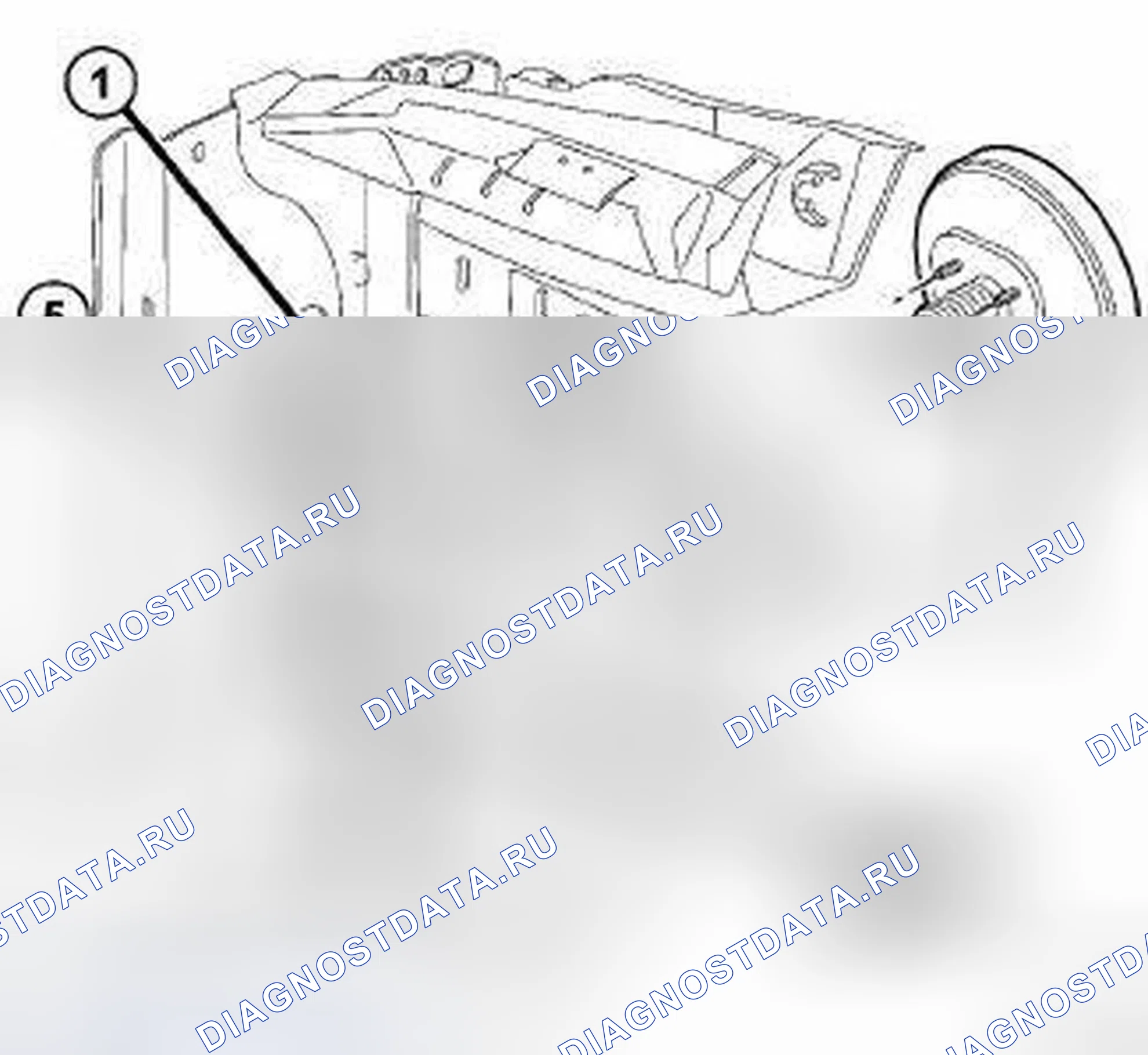 Рис. 1: ОПИСАНИЕ механической и гидравлической части тормозного систем. Dodge Dart PF
