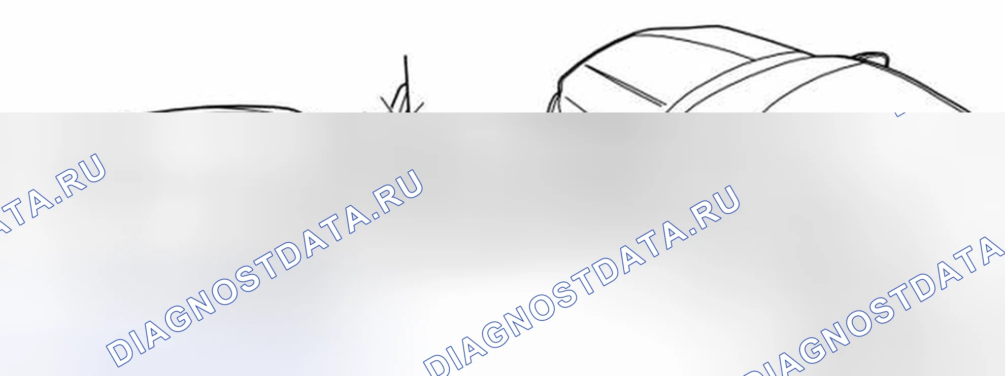 Рис. 930: ИНФОРМАЦИОННАЯ СИСТЕМА СЛЕПЫХ ЗОН (BLIS). Volvo S80 II рестайлинг