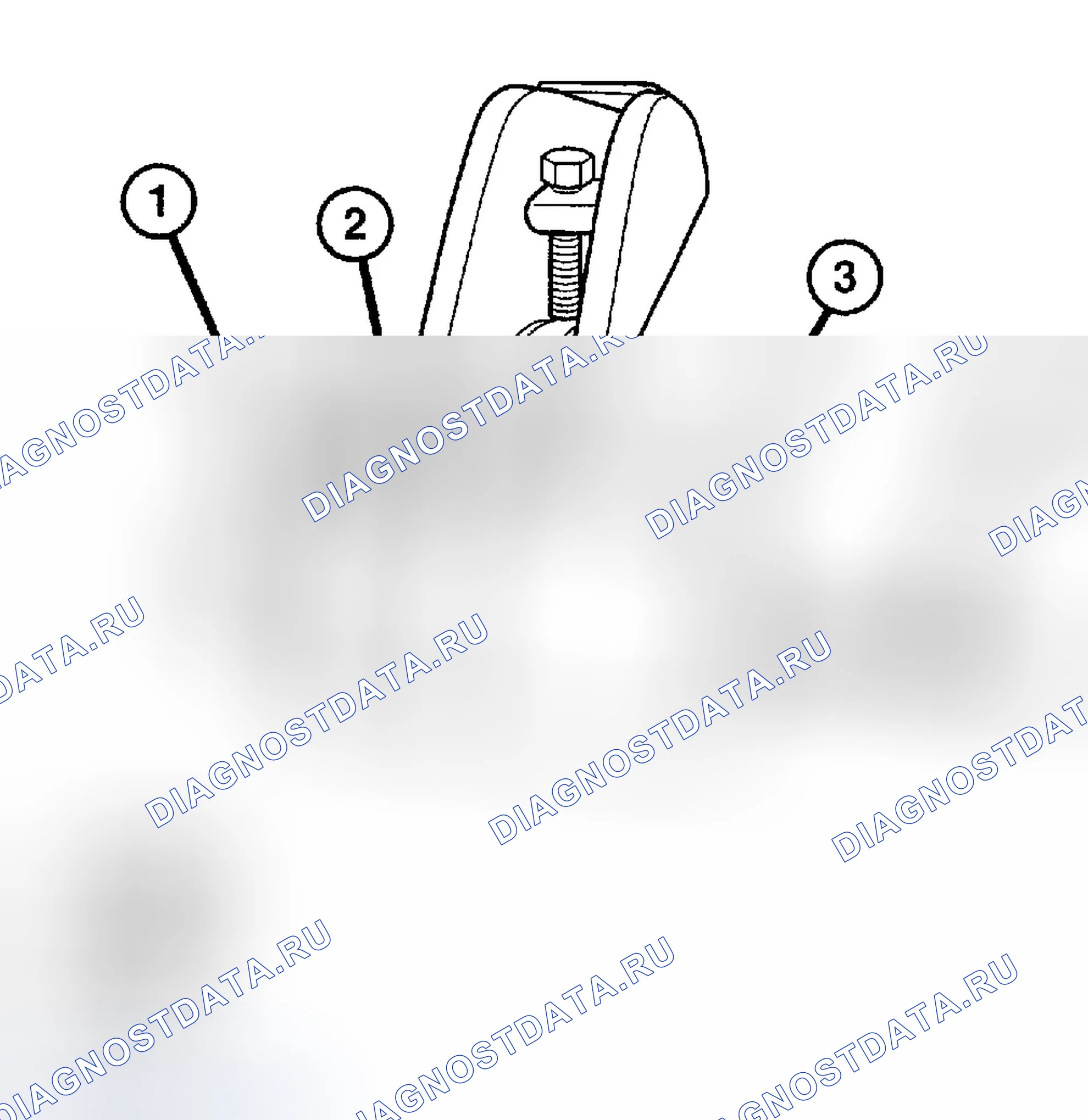 Рис. 28: ВТУЛКА КРЕСТОВИНЫ ТОРСИОНА. Dodge Pickup R1500 