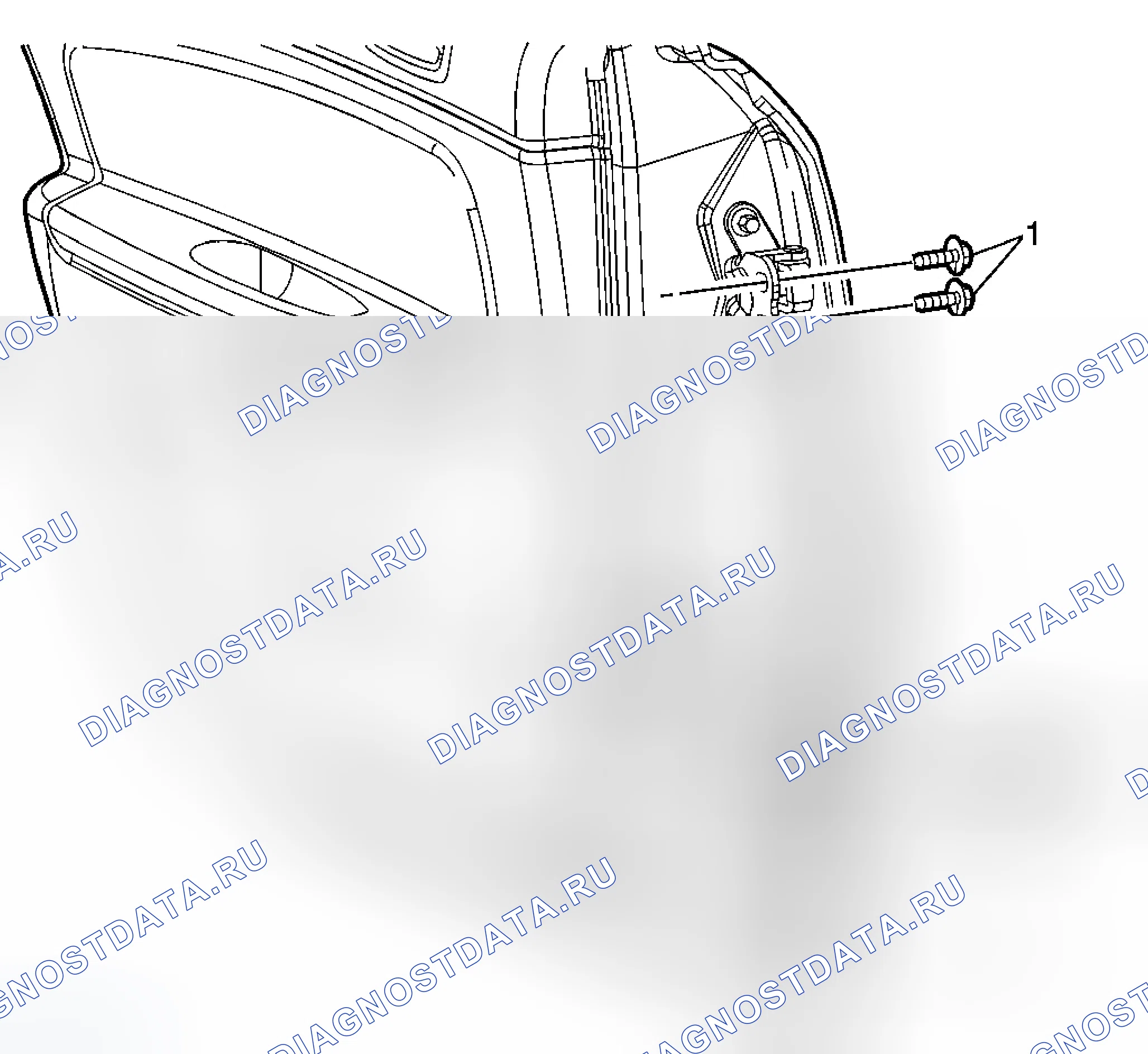 Рис. 24: Замена двери - боковая задняя часть. Chevrolet Cobalt I