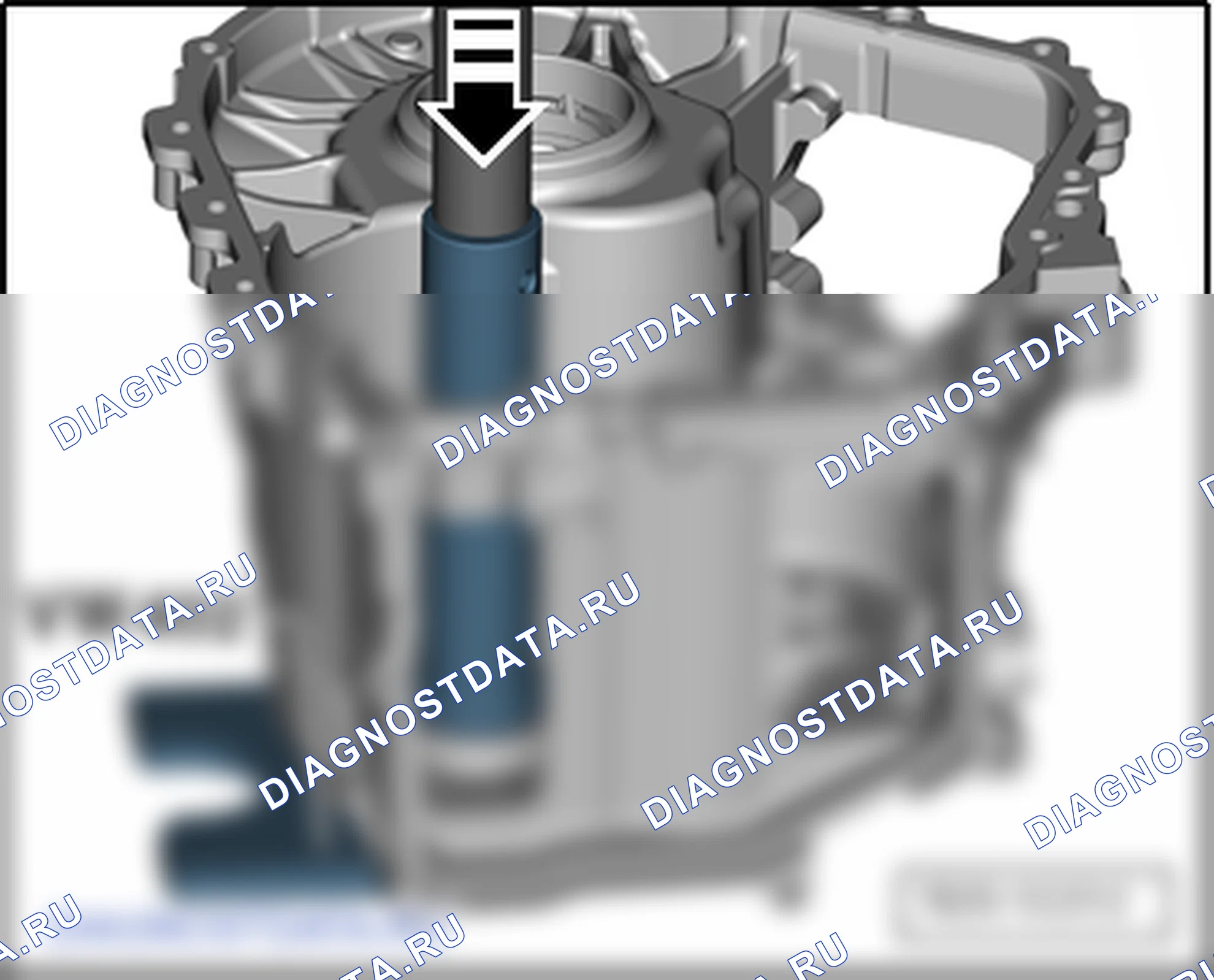 Подготовка колец подшипников вторичных валов 2 и 3 к запрессовке. SEAT Altea I