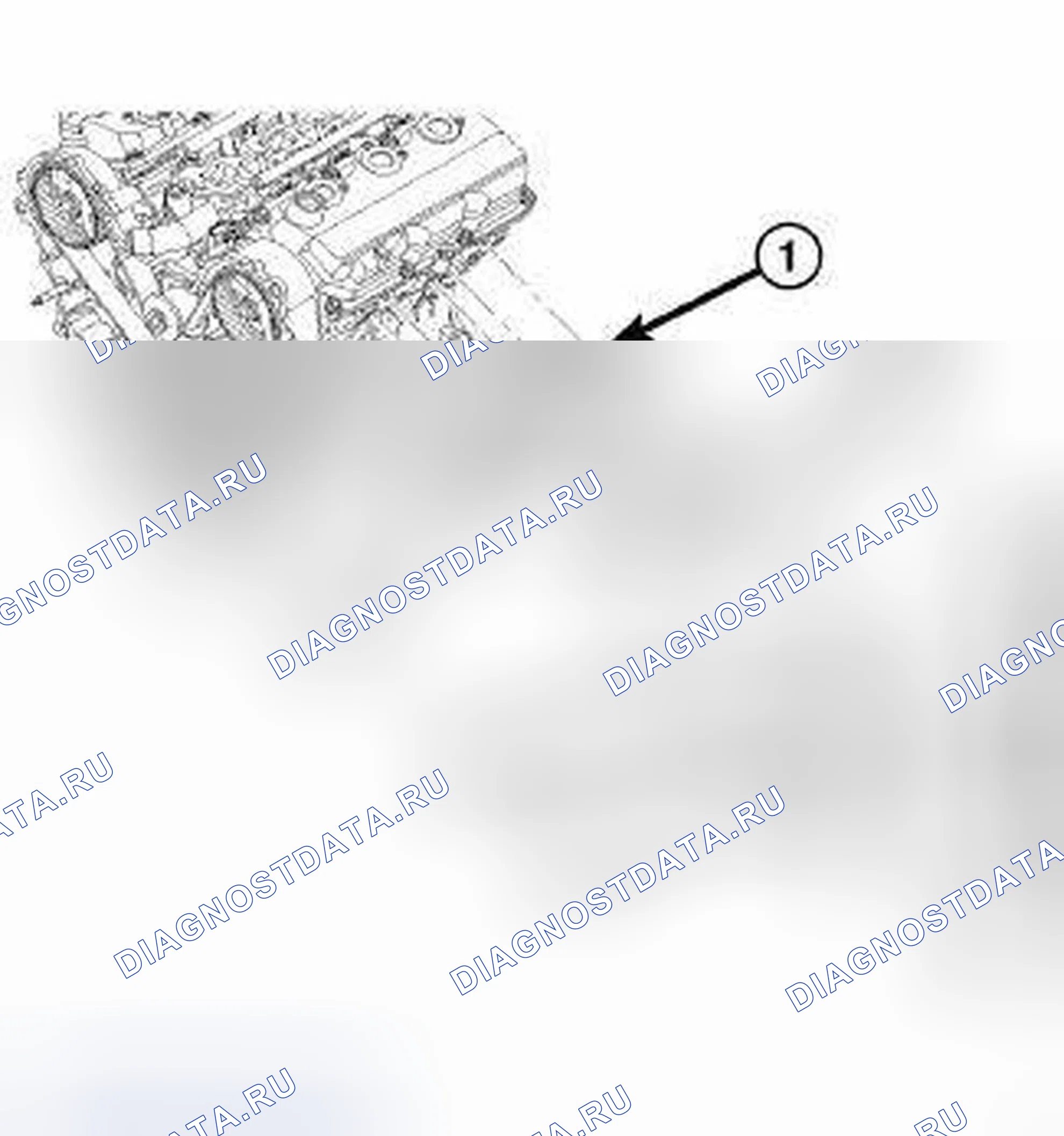 Рис. 115: ЛЕВЫЙ ВЫПУСКНОЙ КОЛЛЕКТОР. Dodge Challenger III
