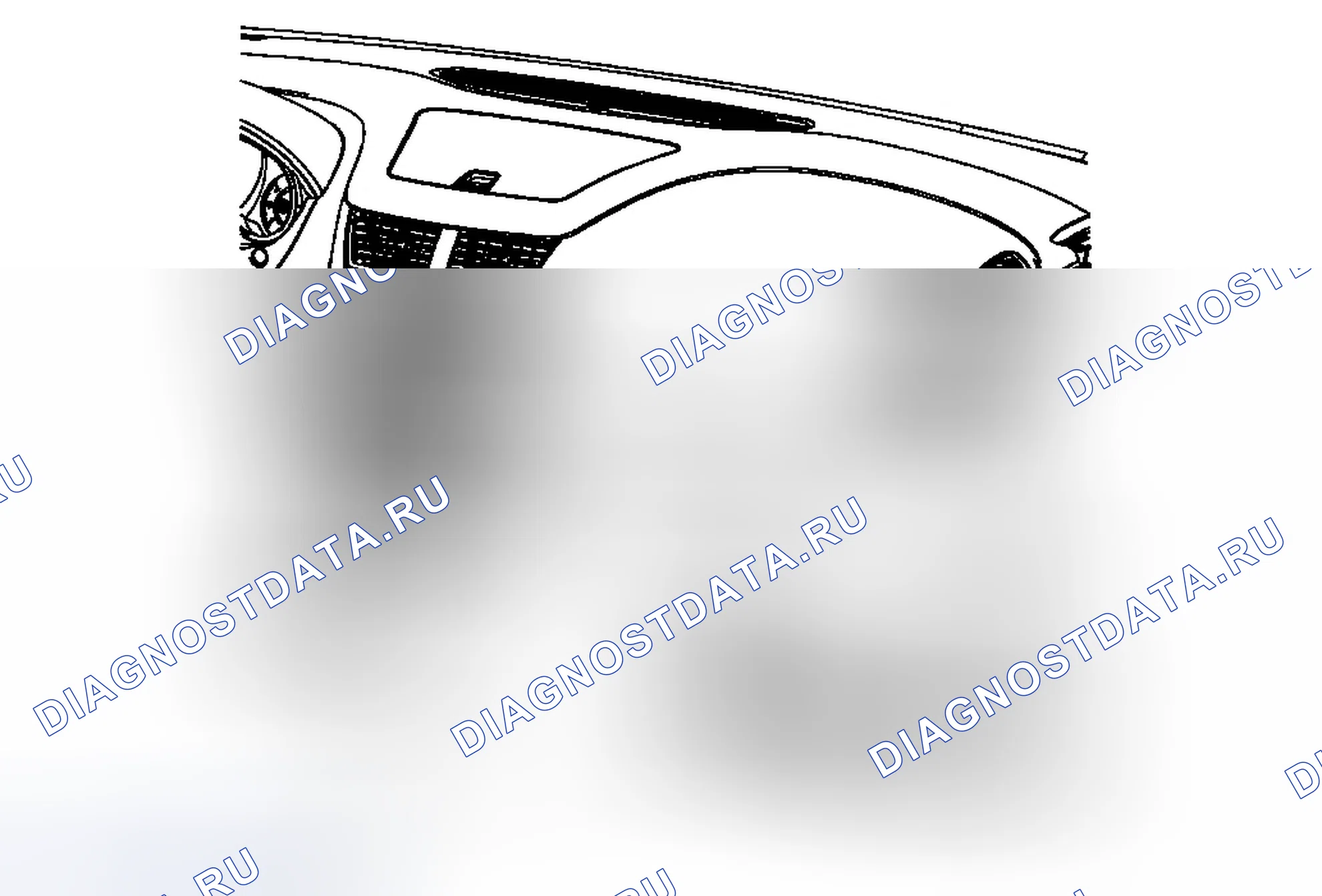 Рис. 49: Замена изолятора приборной панели - правая сторона. Chevrolet Malibu VII