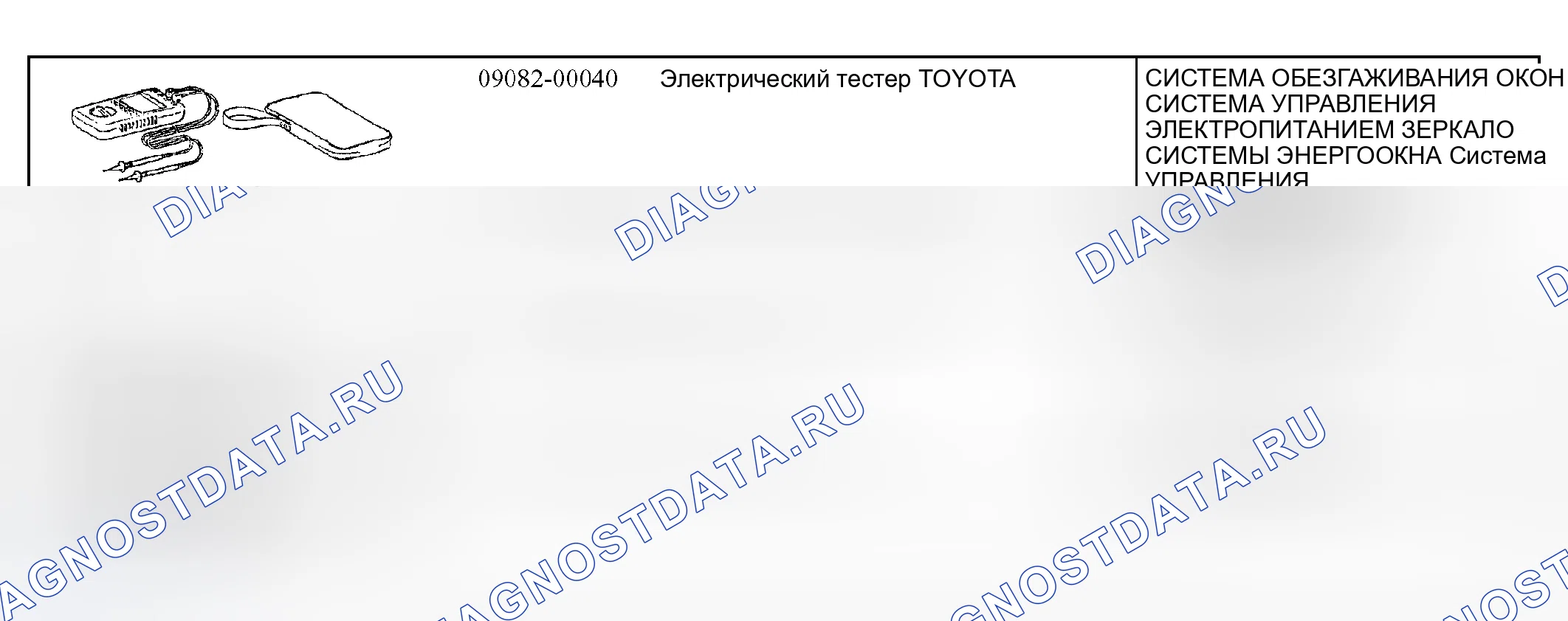 Рис. 60: Рекомендуемые инструменты. Kia Sorento I