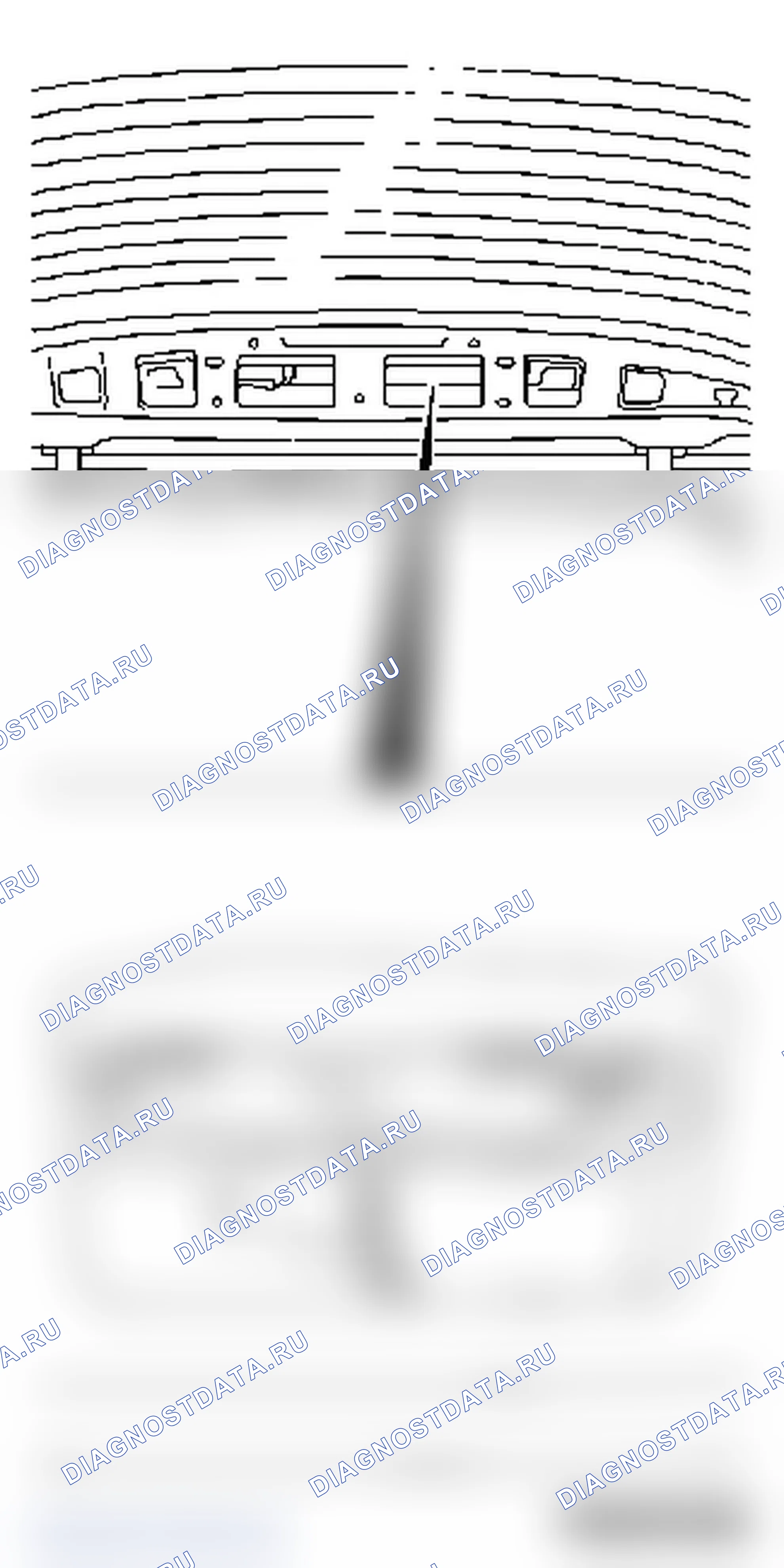 Замена шланга очистки заднего стекла (модель F 48). Opel Vectra C