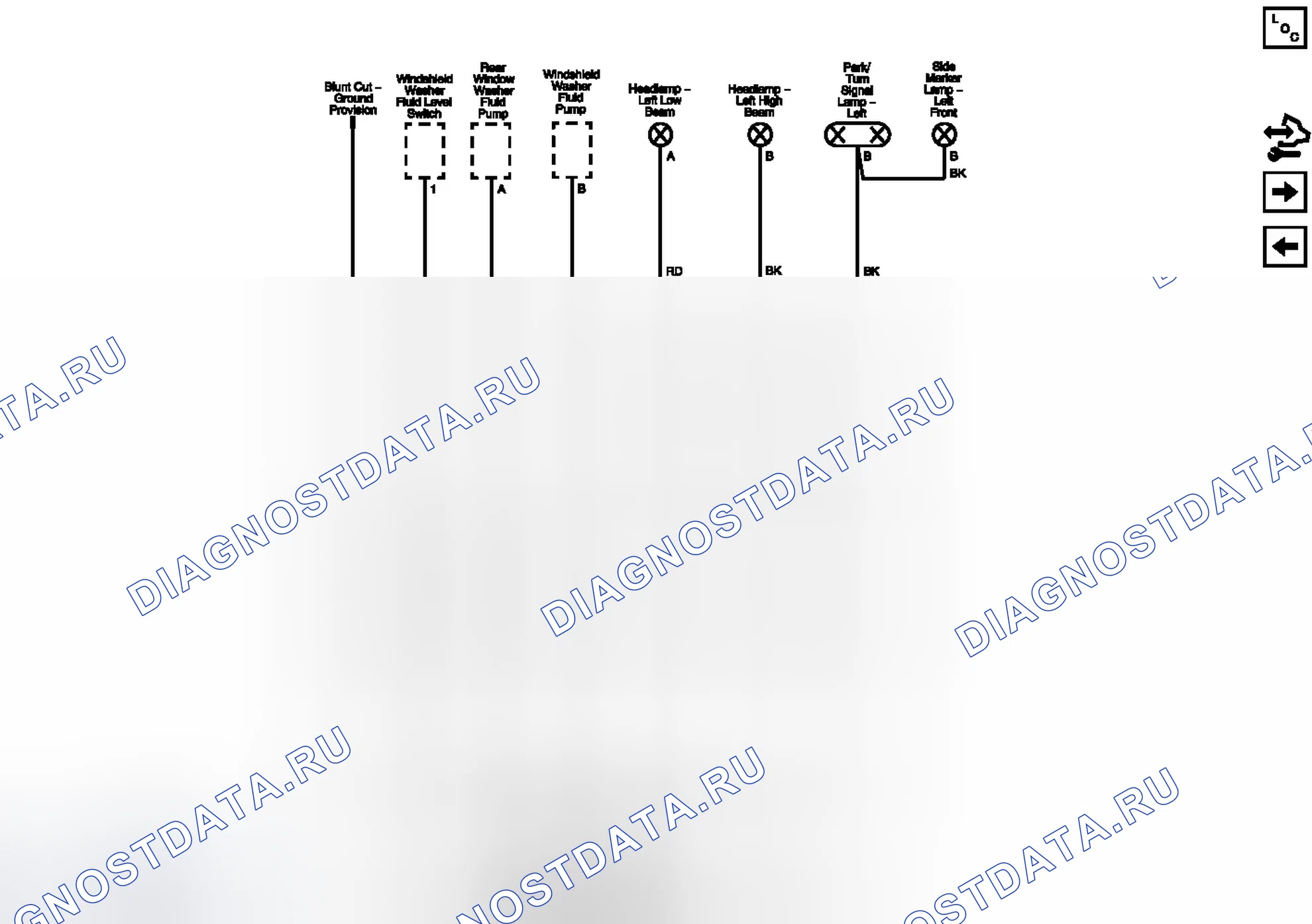 Рис. 58: G101, G103 и G113 (X88). Buick Enclave I