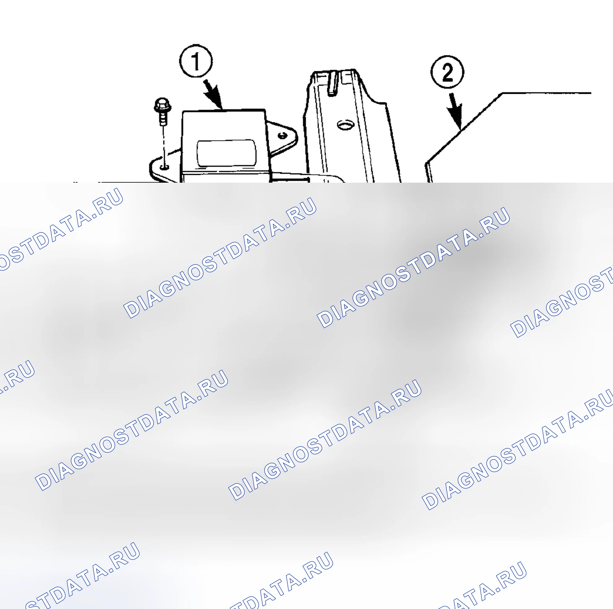 Рис. 48: ДЕМОНТАЖ. Dodge Grand Caravan IV