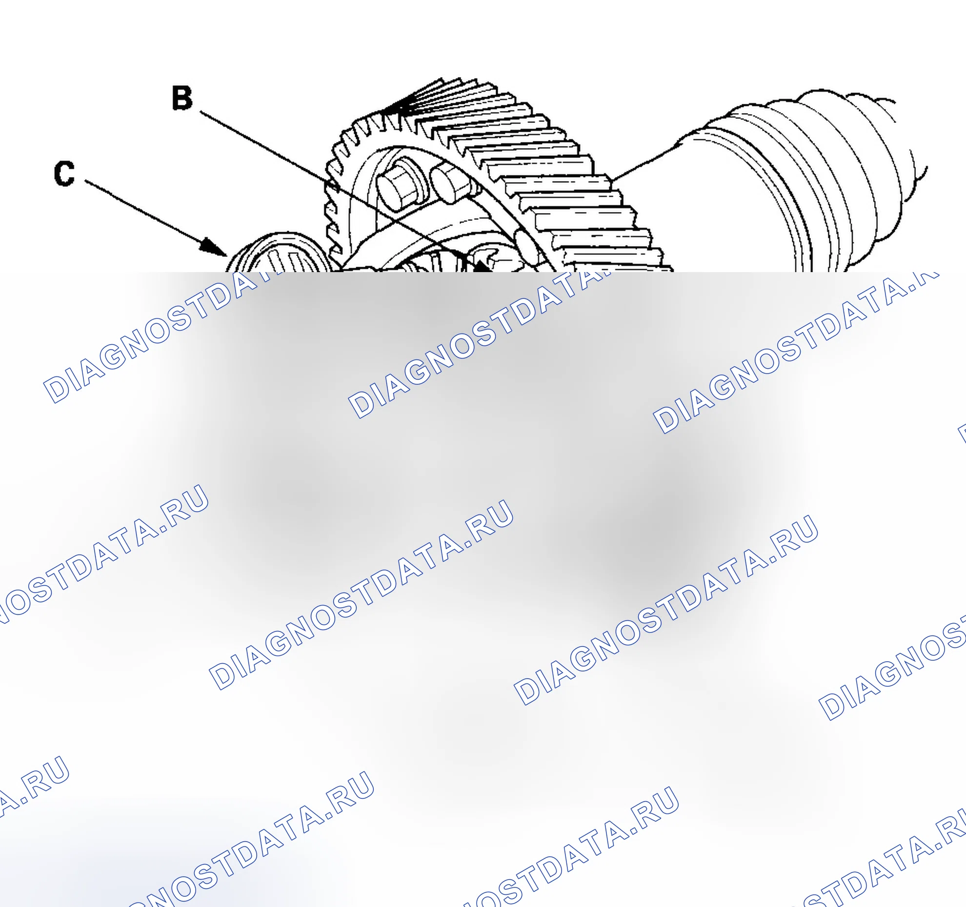 Рис. 180: Проверка люфтов. Honda Accord VII