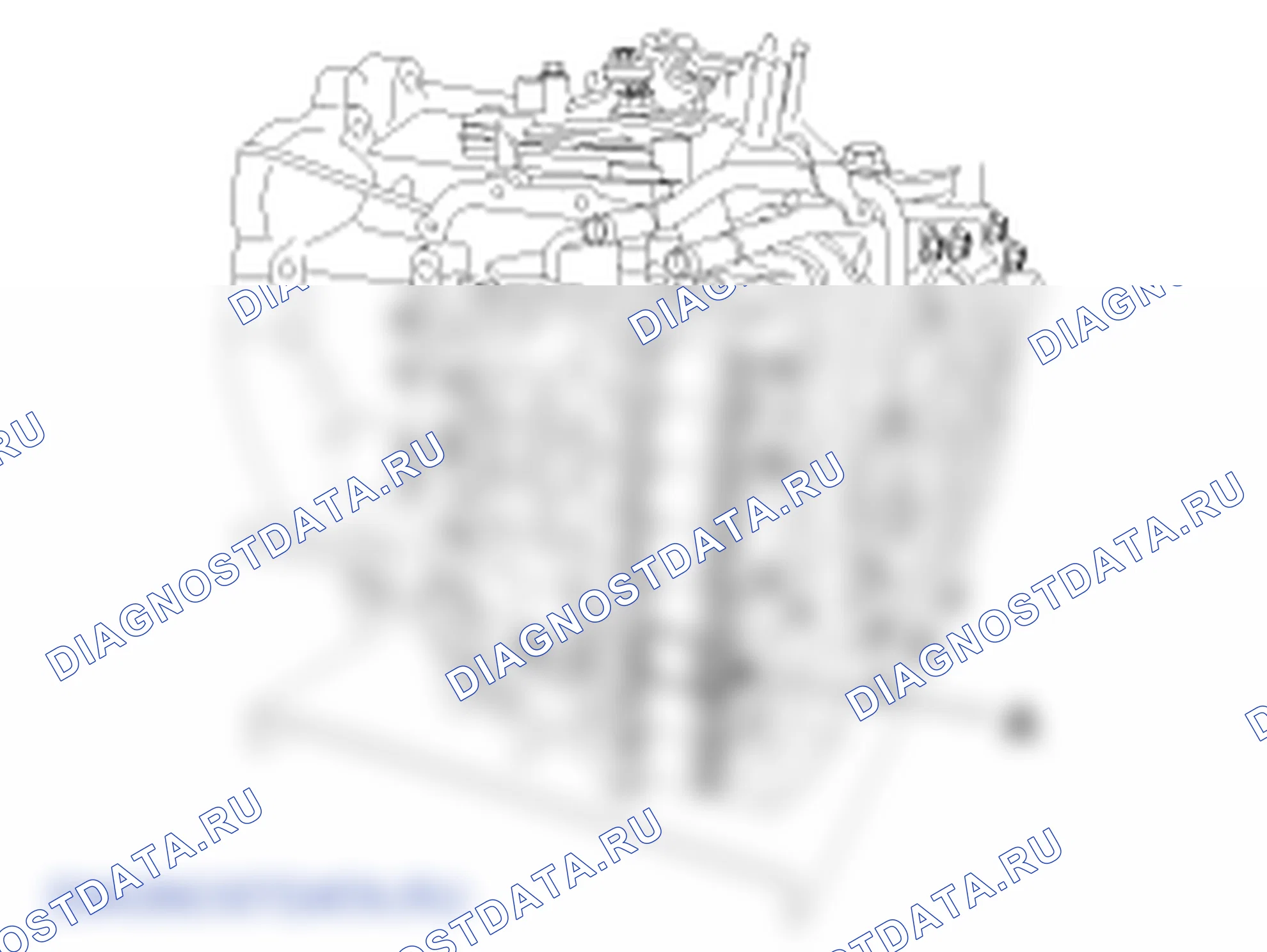 Снятие электромагнитного клапана SS-B (вкл. / выкл.). Hyundai Santafe Sport DMA