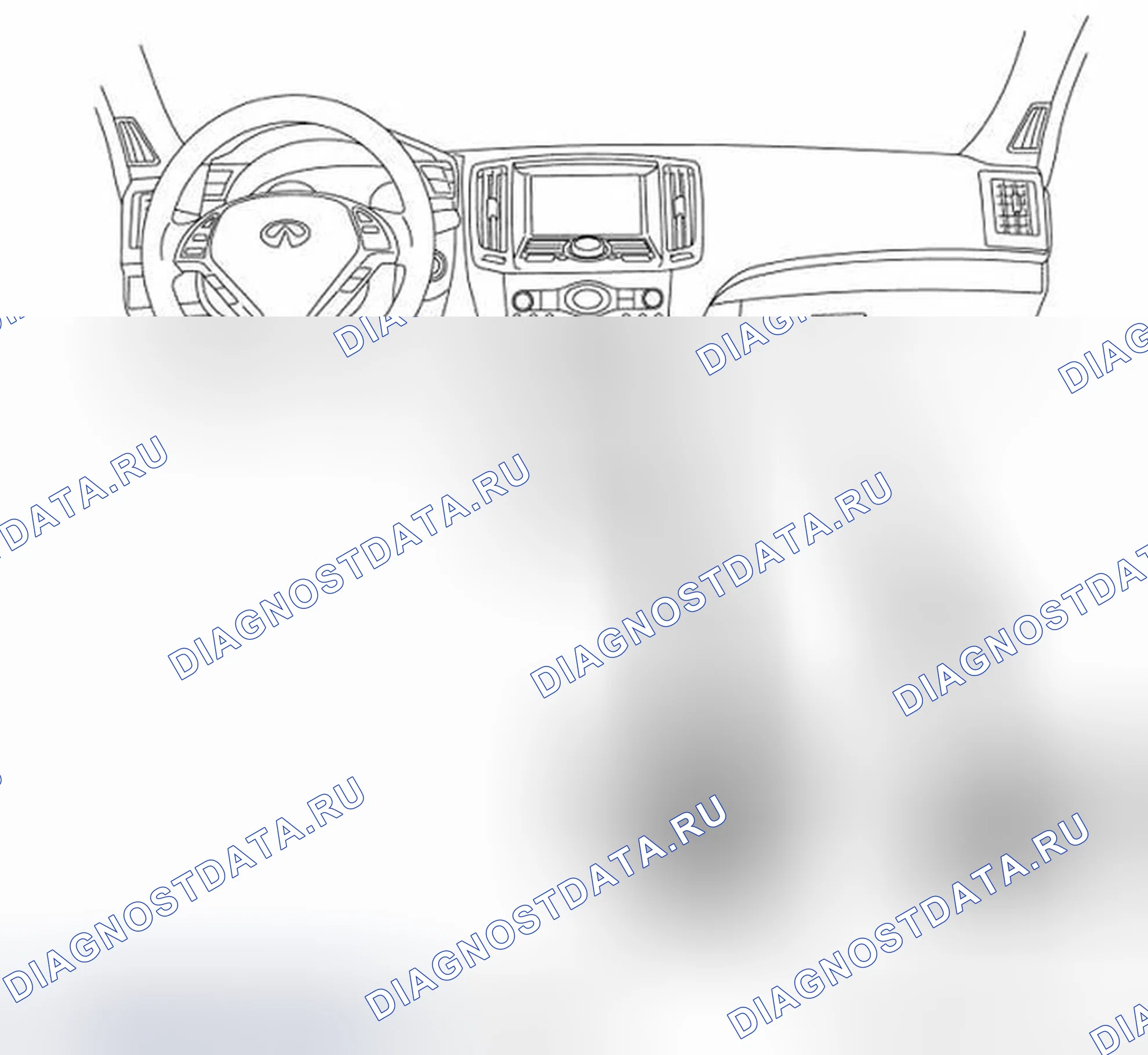 Рис. 213: ПАССАЖИРСКИЙ САЛОН. Infiniti G37 IV рестайлинг