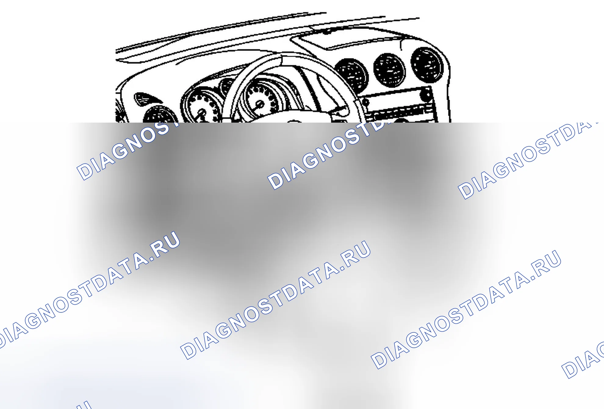Рис. 2: Замена коленного буфера водителя. Chevrolet Captiva I рестайлинг
