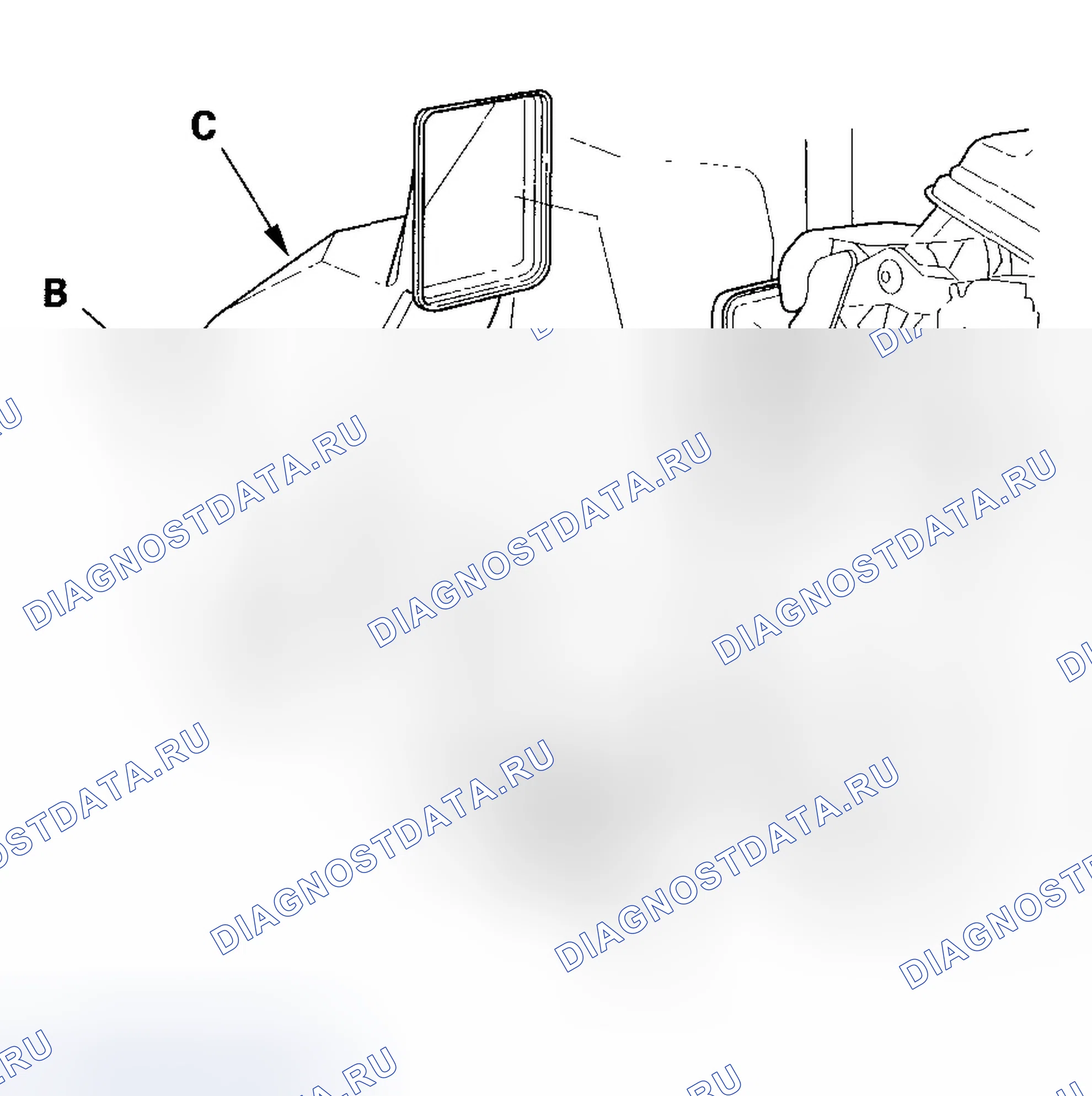 Рис. 9: Замена двигателя управления задней воздушной смесью. Honda Odyssey I