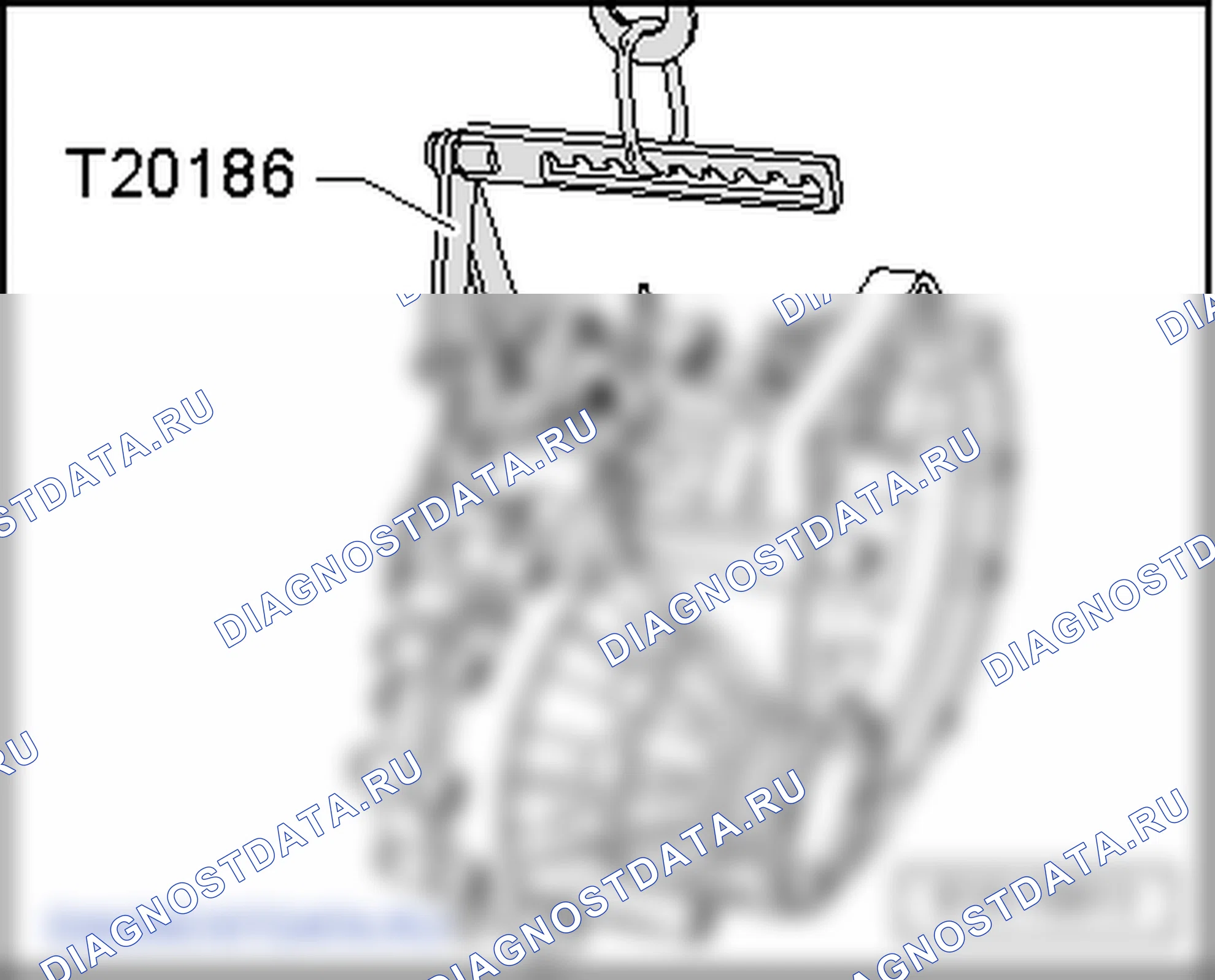 Как снять и установить двигатель (4-цил. двигатель TDI (1,9 л, механика)). SEAT Altea I